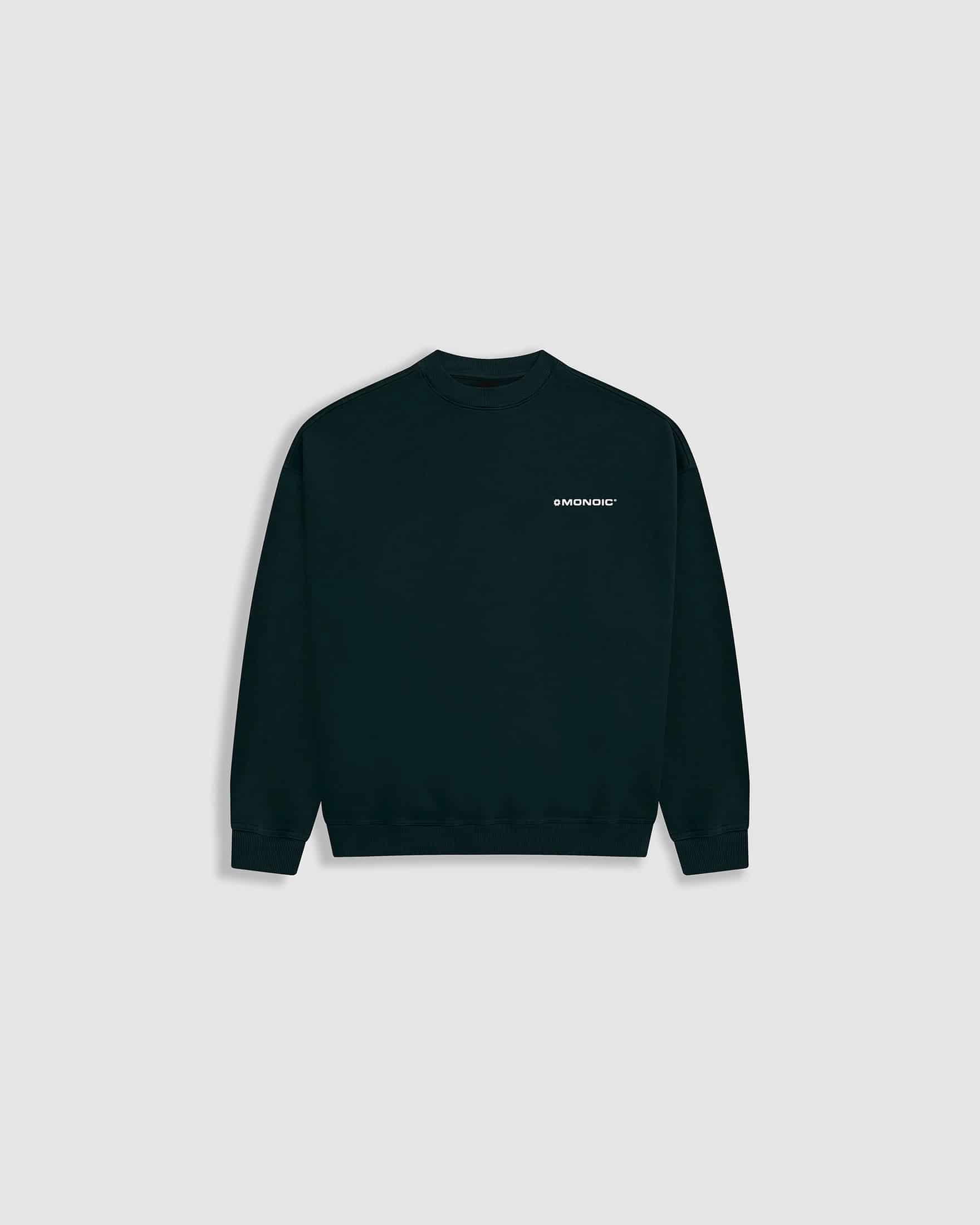 Crewneck Oversized Básico V4 - Forest Green - miniatura 1