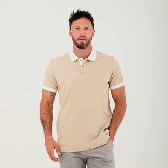 SUETER POLO MODA HOMBRE - miniatura 1