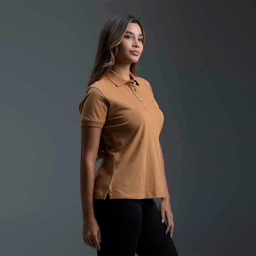 Polo Caqui Mujer - miniatura 4