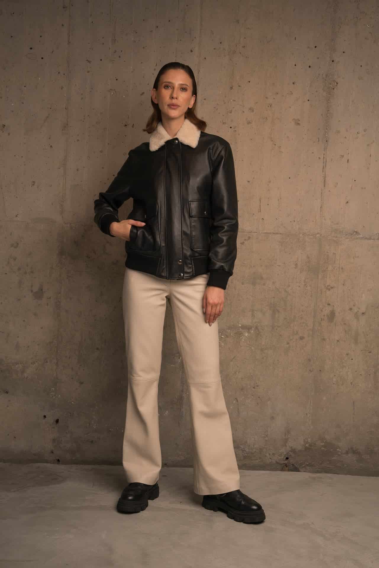5-POCKET SEMI-WIDE LEG LOW-RISE VALENTINA PANTS - miniatura 5