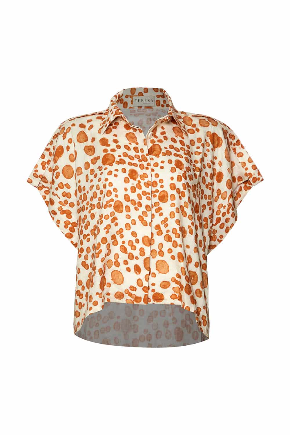 Camisa Creta puntos naranja - miniatura 2