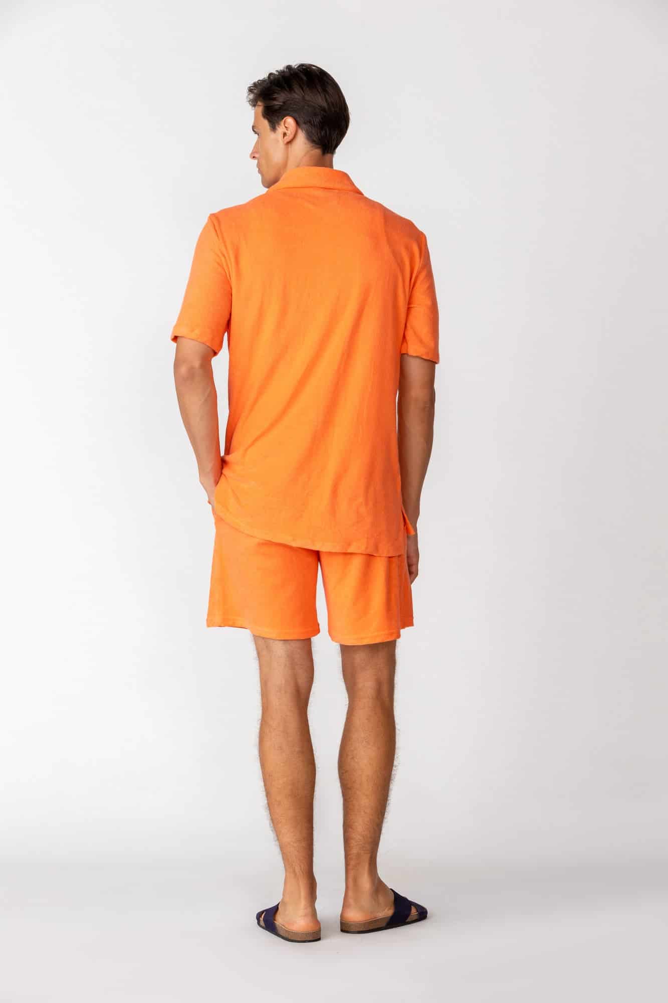 Men's hemp shorts orange - miniatura 2