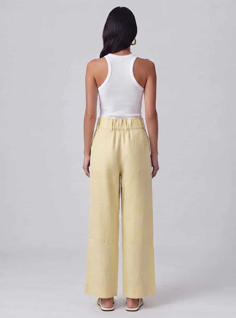 PANTALÓN CANVAS AMARILLO - miniatura 2