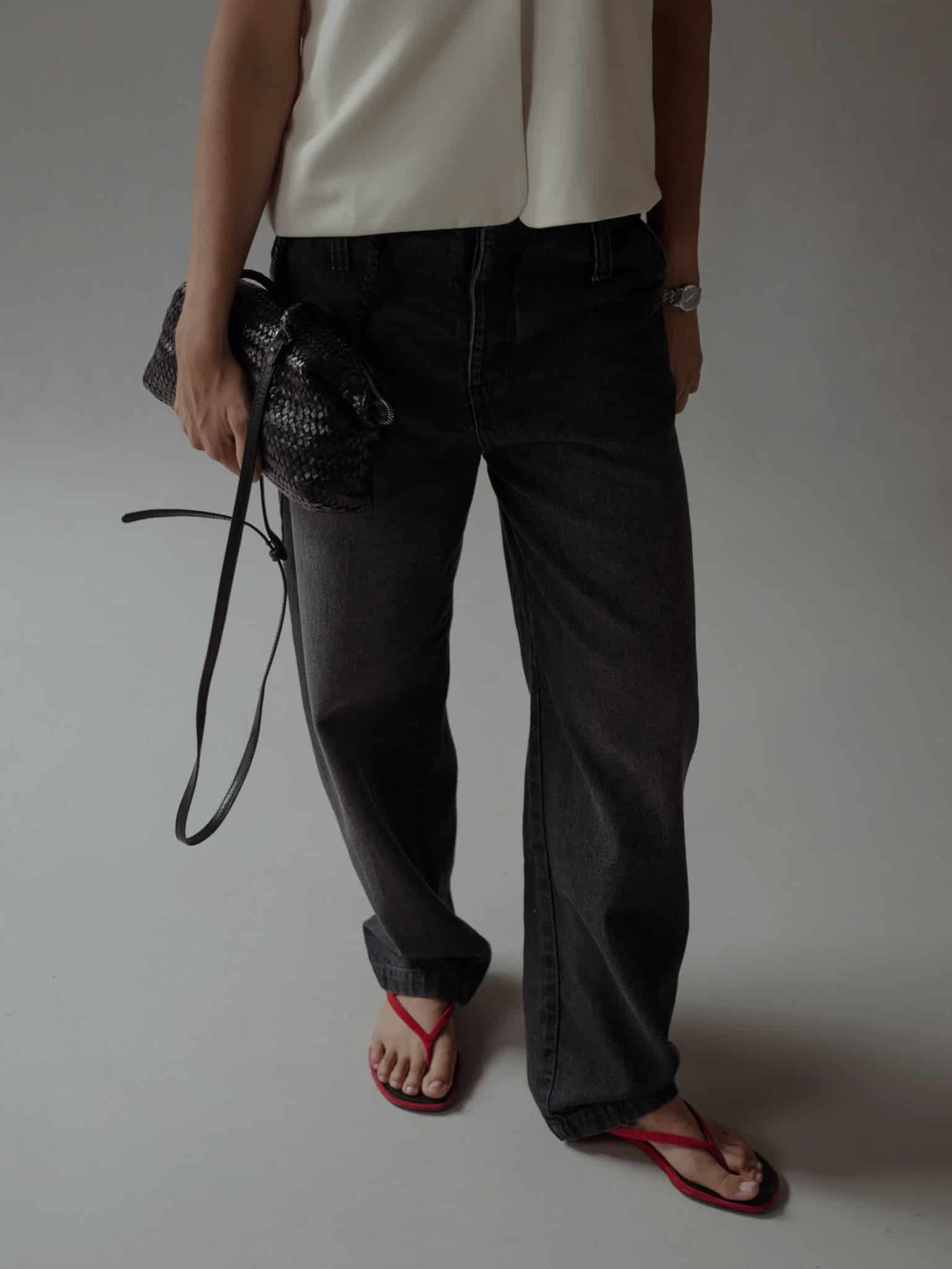 SARTORIAL BARREL JEAN - BLACK PEPPER - miniatura 1