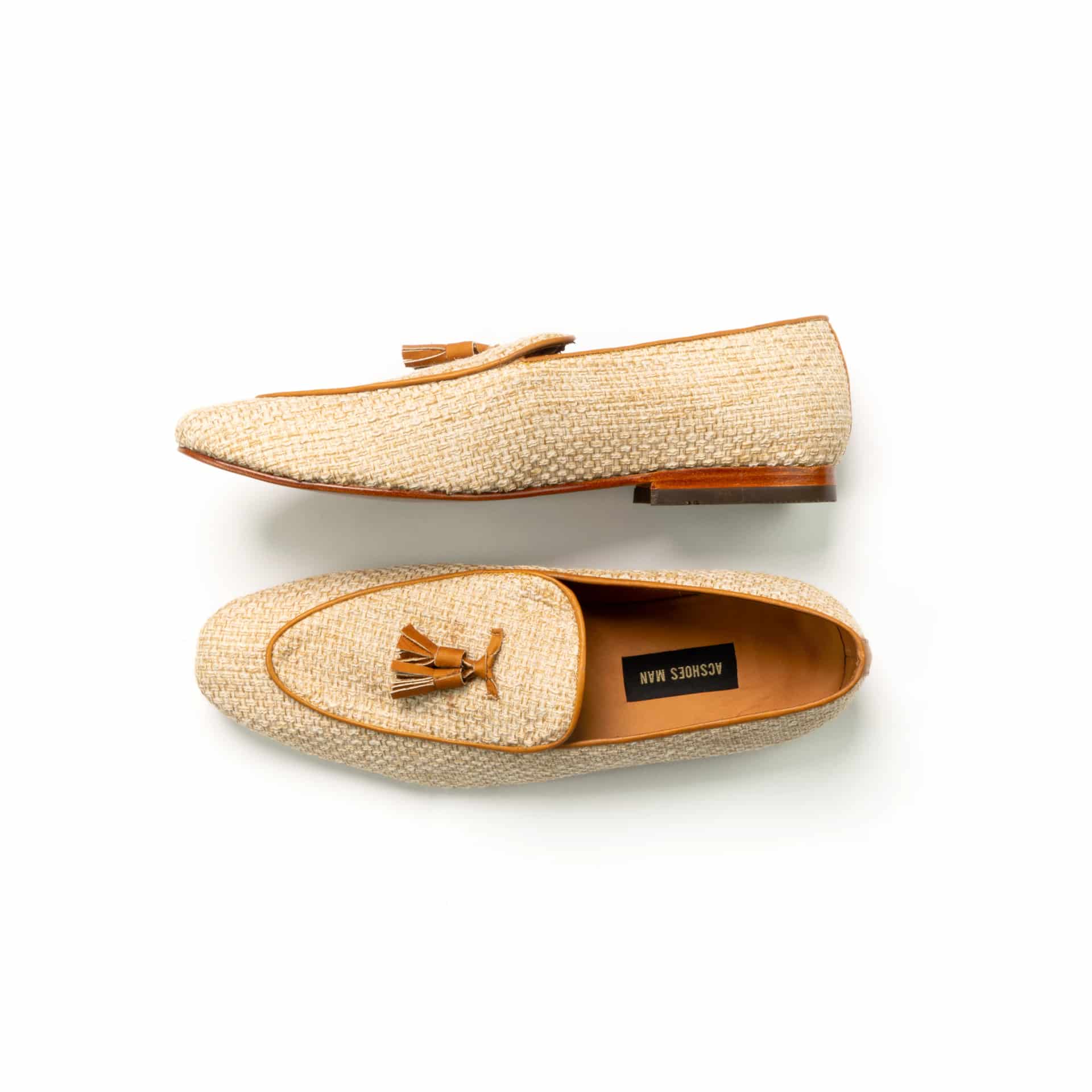 Loafers Rafia Beige - miniatura 2
