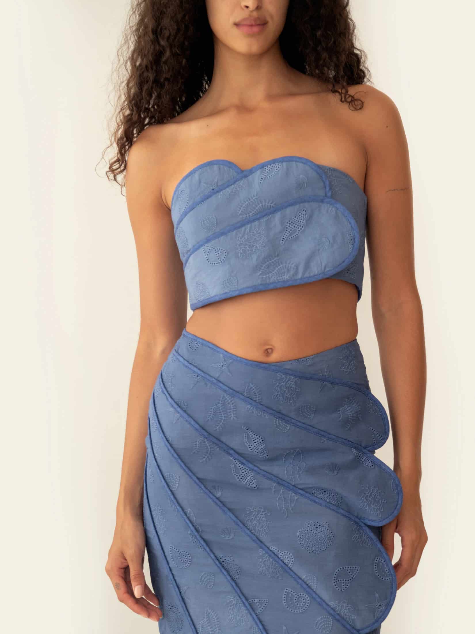 SANGO TOP DEEP SEA BLUE SEASHELLS - miniatura 2