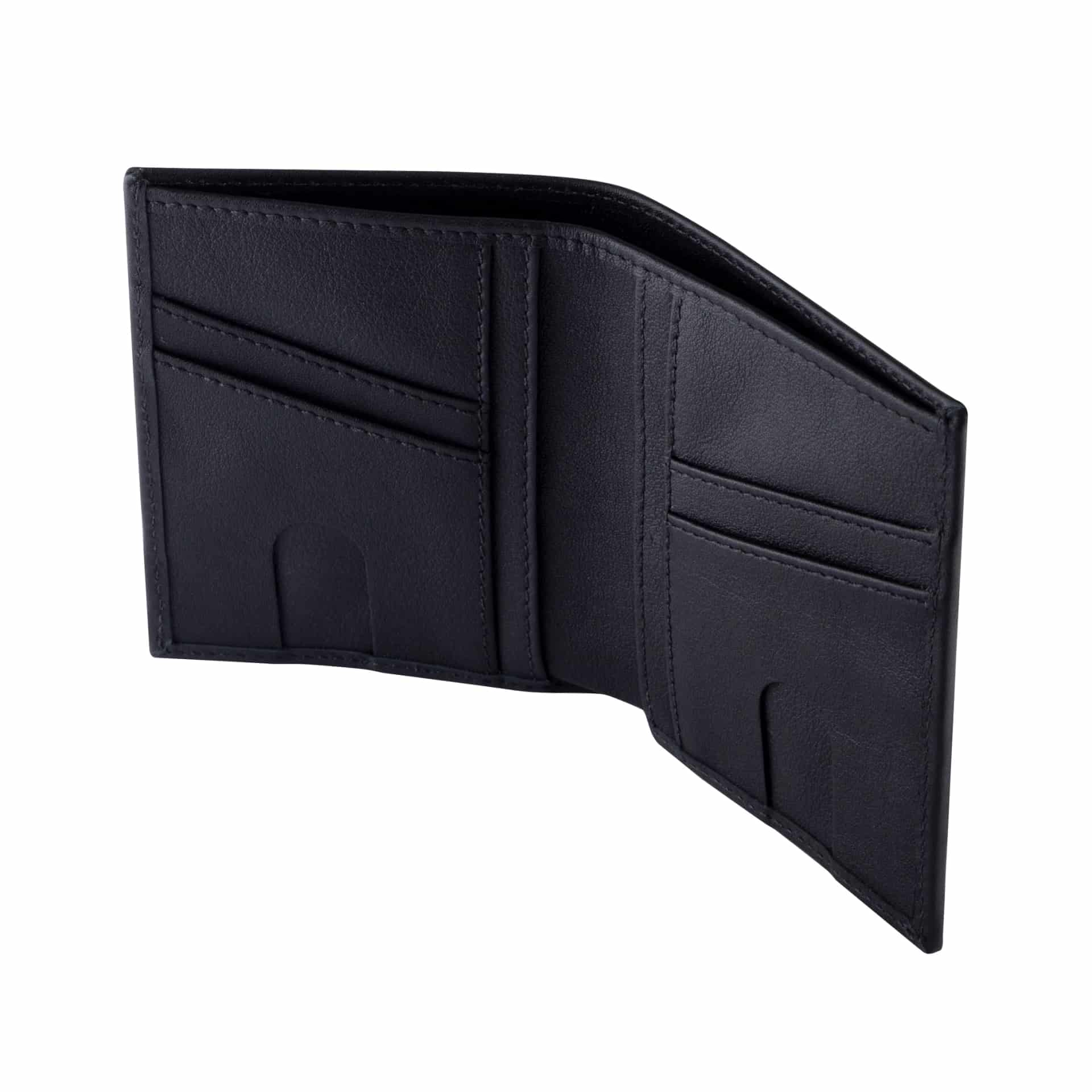 Billetera Compact de Lona (Negra) — Con Grabado de Iniciales - miniatura 4