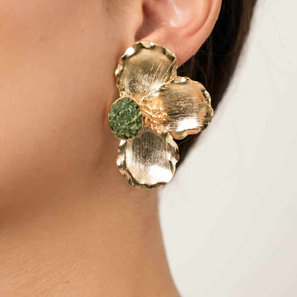 Aretes Flor Origen - miniatura 2