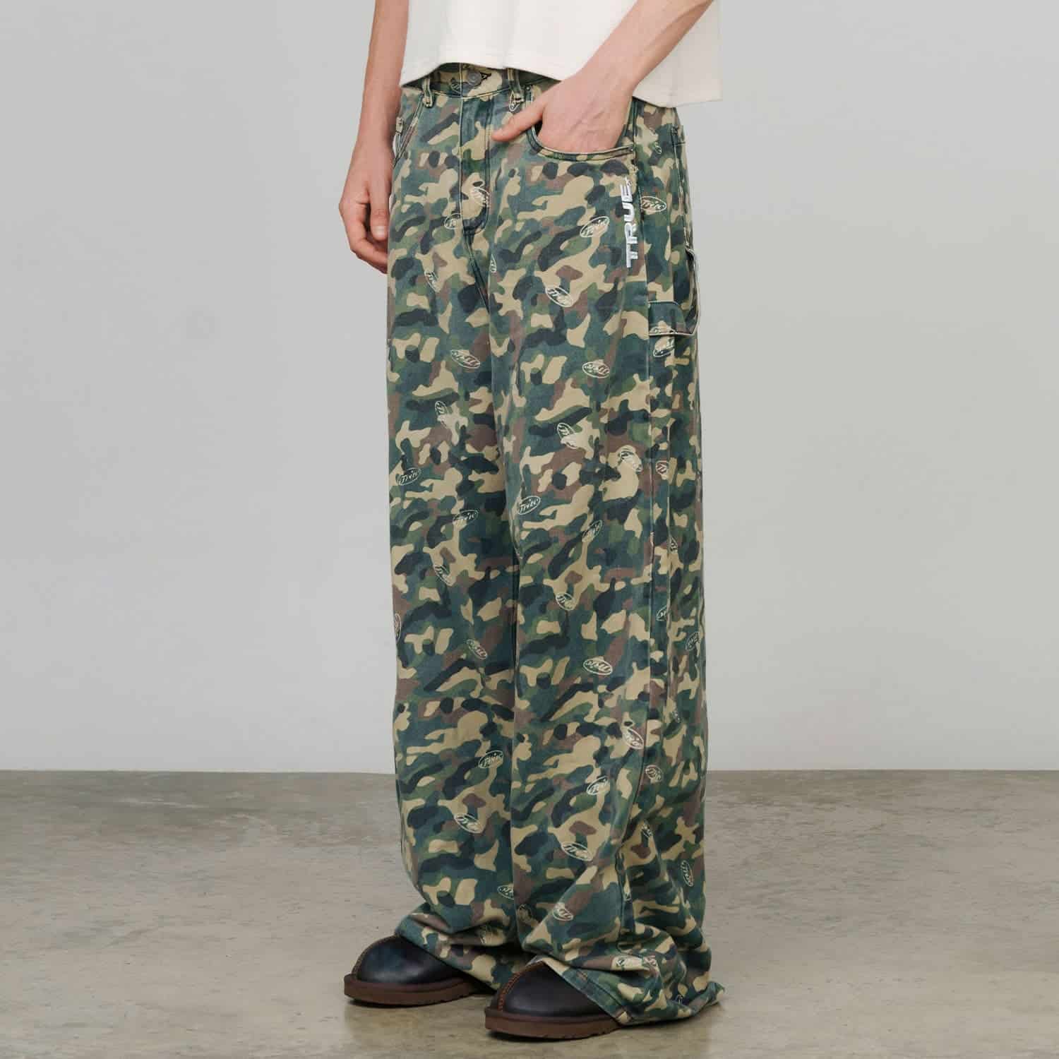 Racing Camo Carpenter Pants - Green - miniatura 2