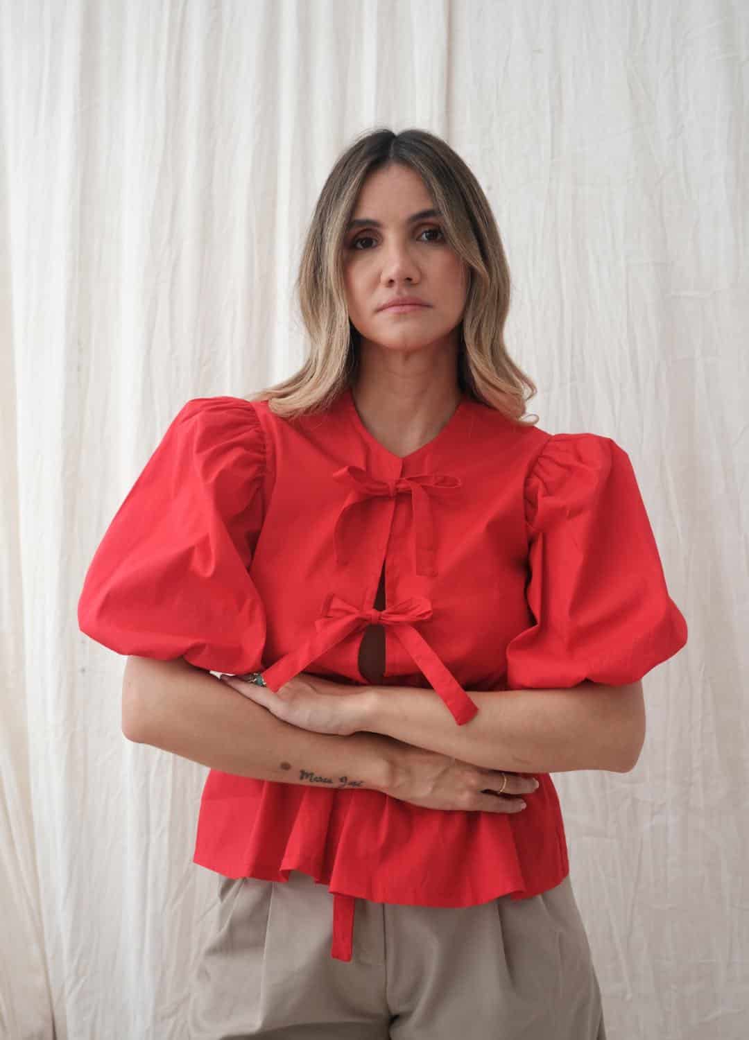 Blusa Cigarras Rojo - miniatura 1