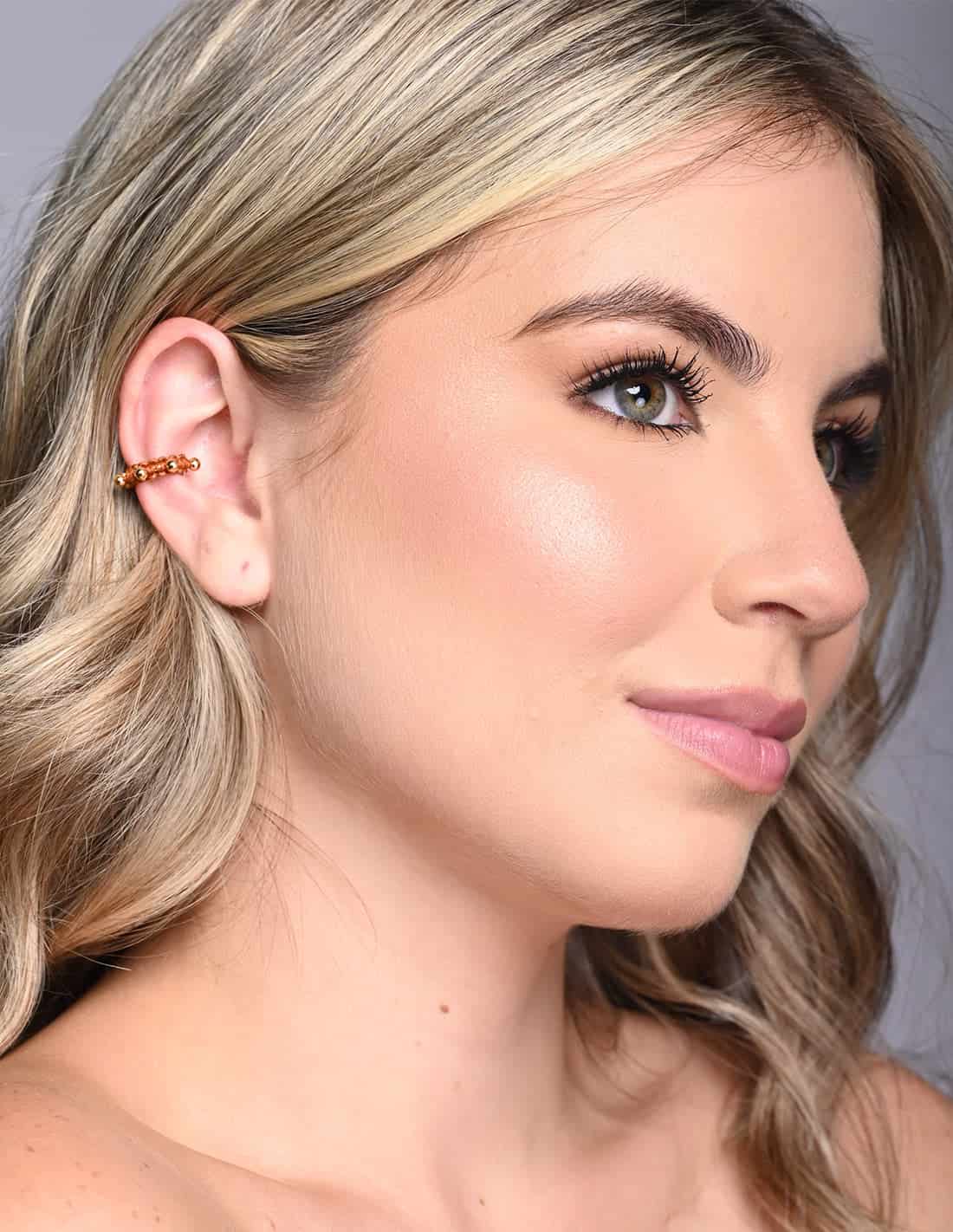 Ear Cuff Luna Lunera Café - miniatura 1