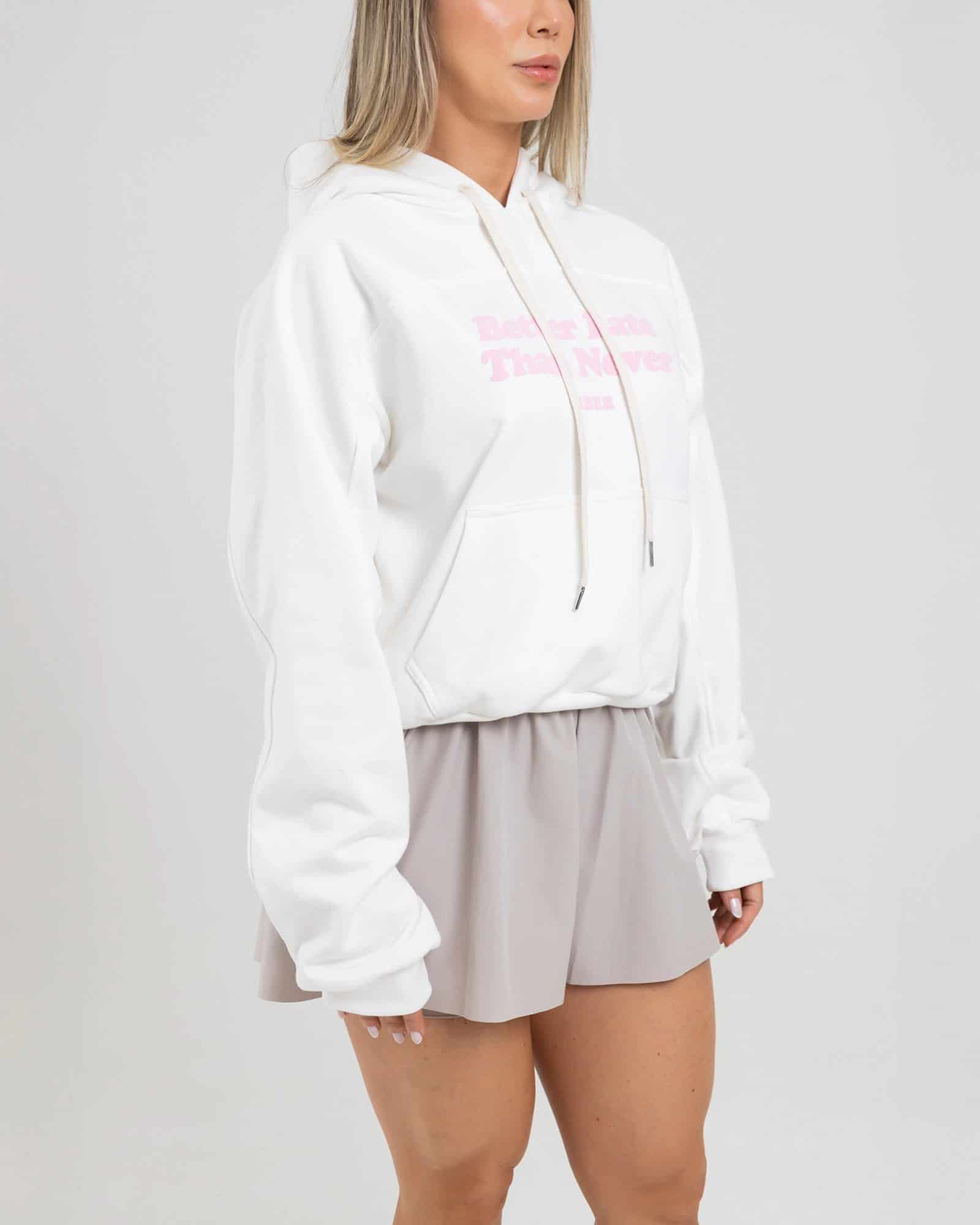Hoodie bold breath marfil genuina - miniatura 2