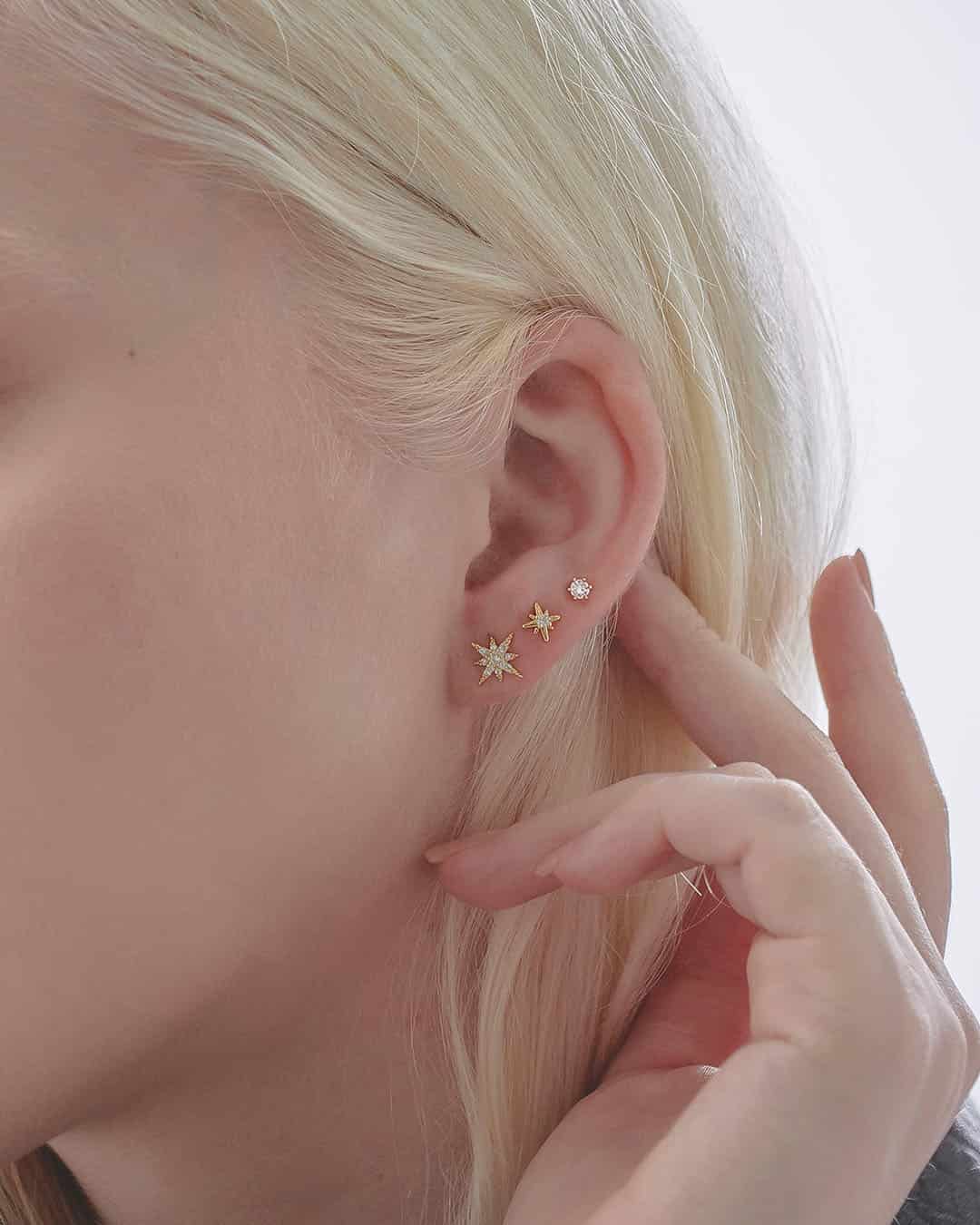 Set X3 Aretes Estrellas - miniatura 3
