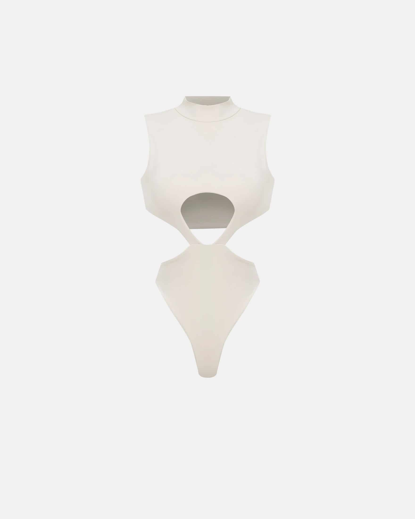 Basics Underboob Bodysuit Cream - miniatura 1