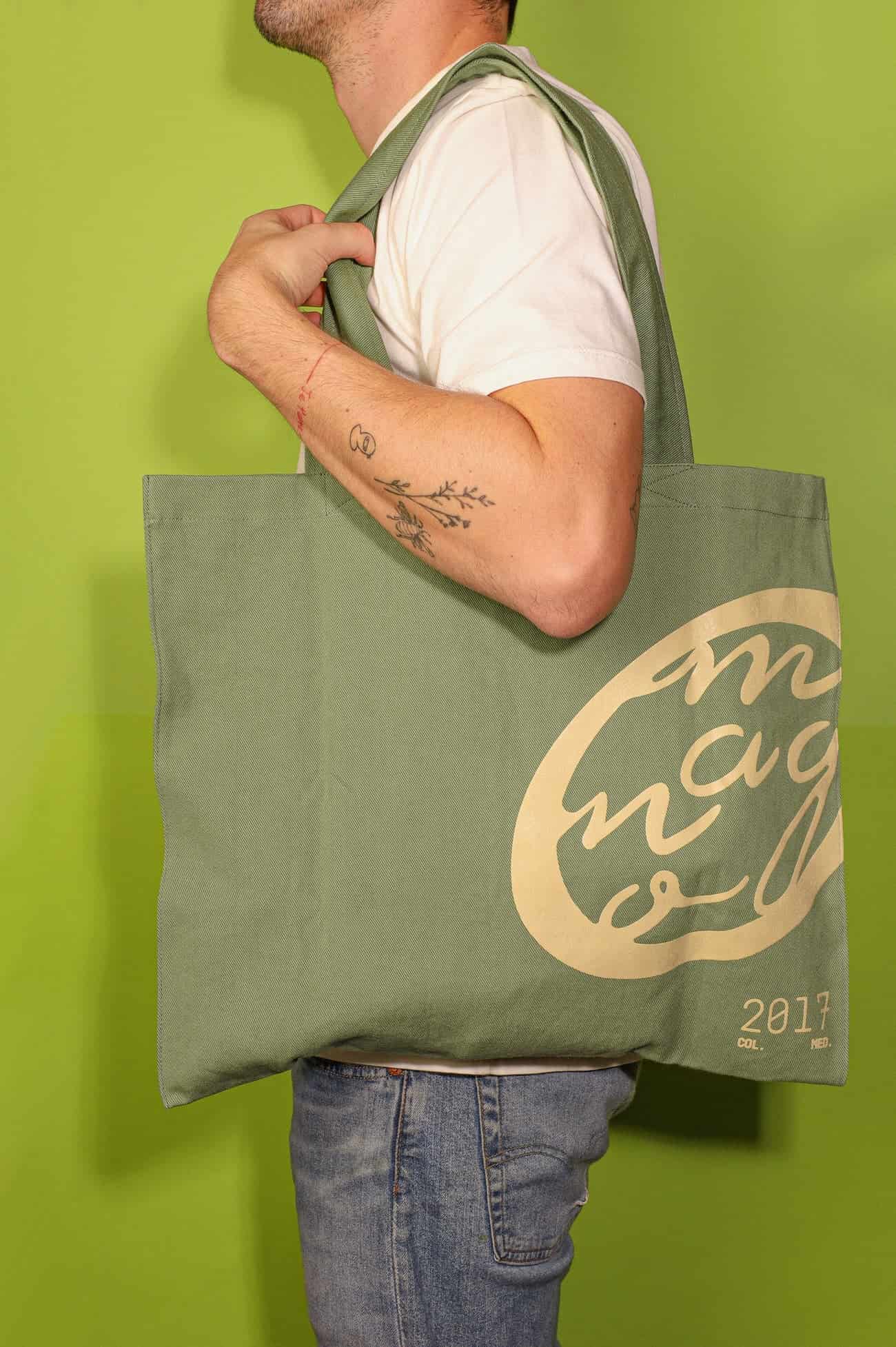 Tote bag - washed green - miniatura 4