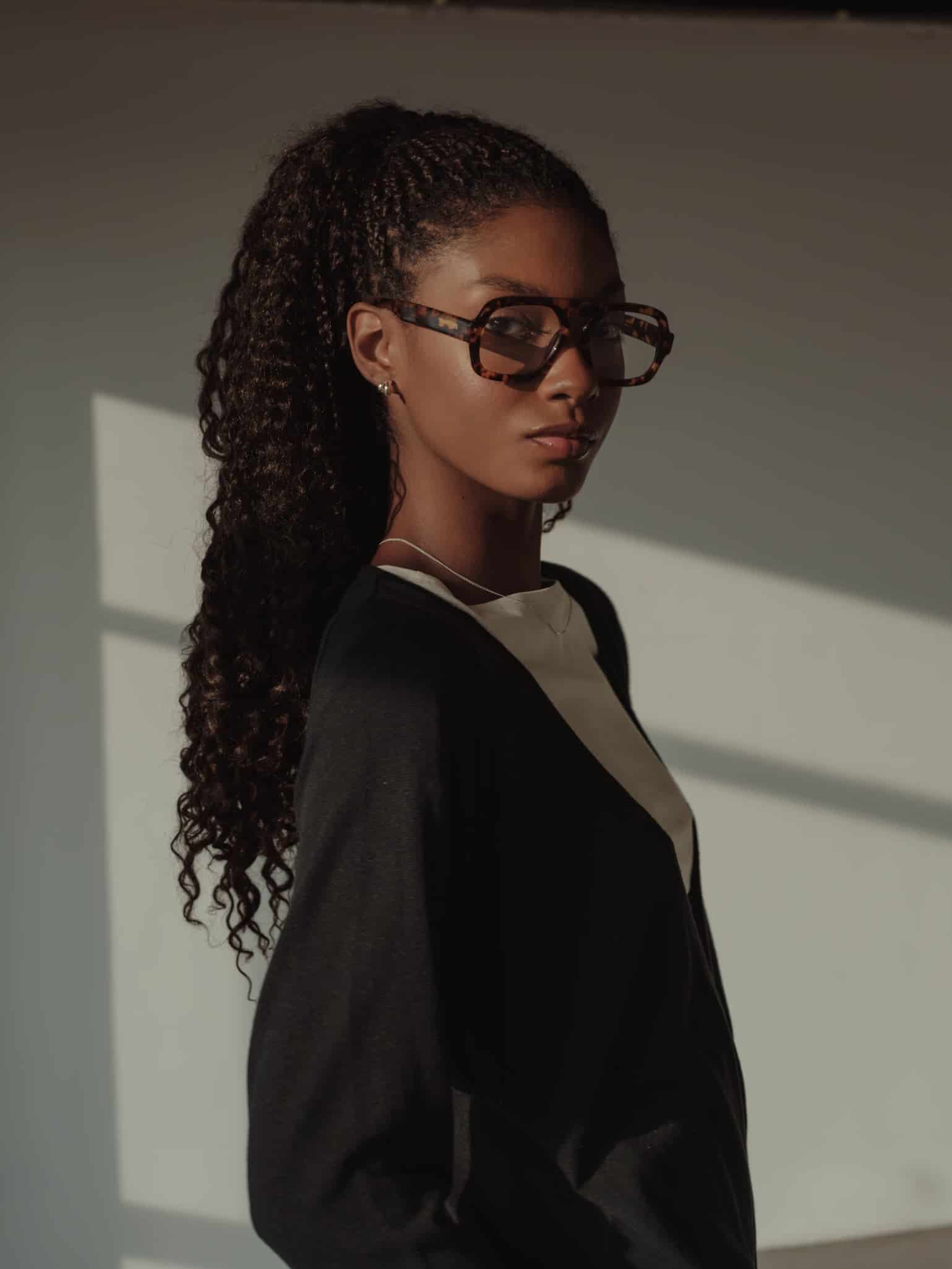 KNIT & KNOT CARDIGAN - BLACK - miniatura 4