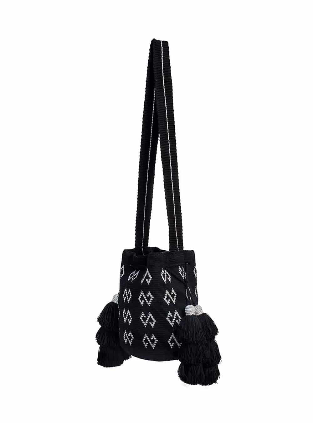 Mochila  Wayuu Silver Black - miniatura 3
