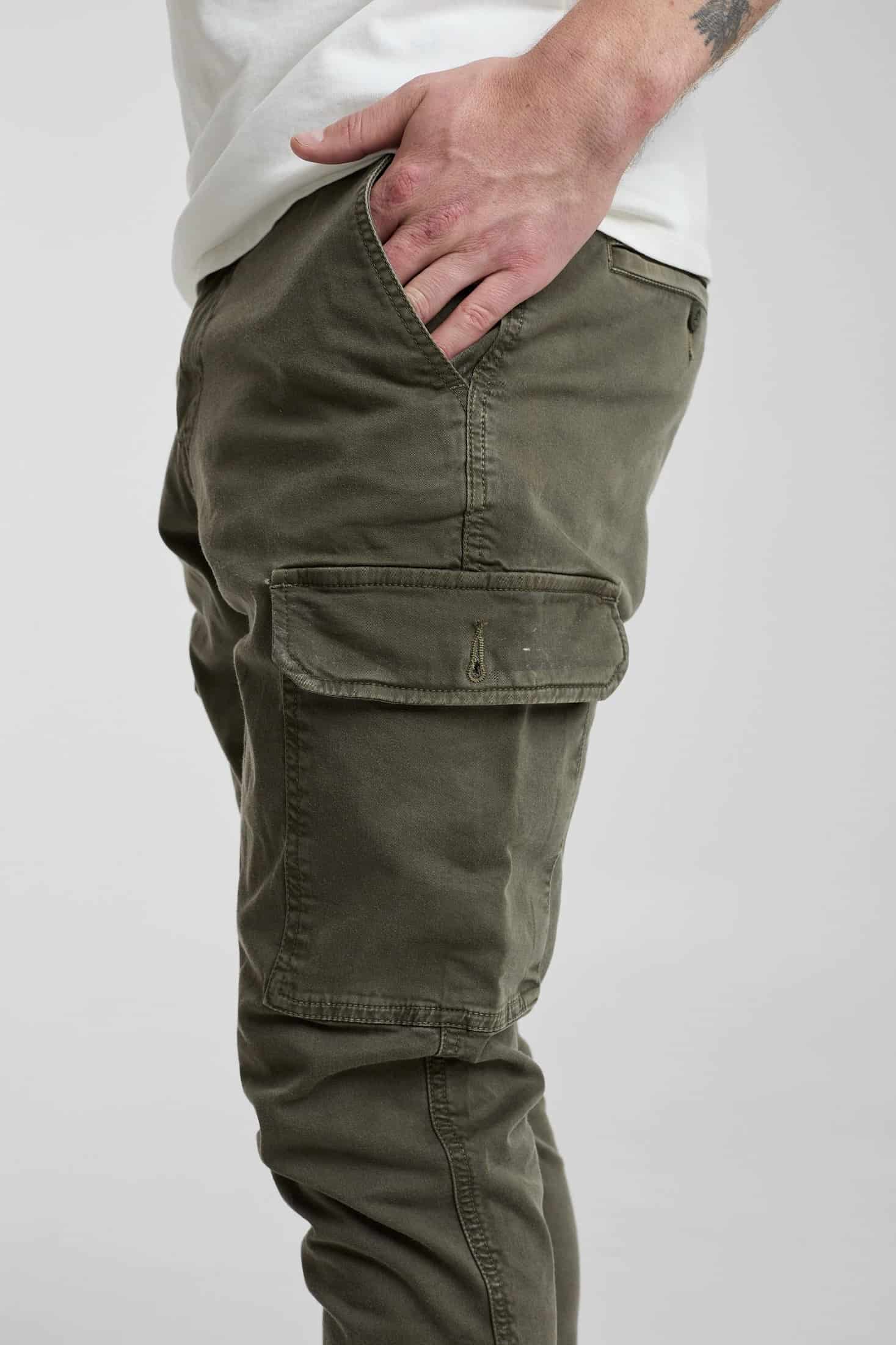 Pantalón Cargo Verde Militar - miniatura 4