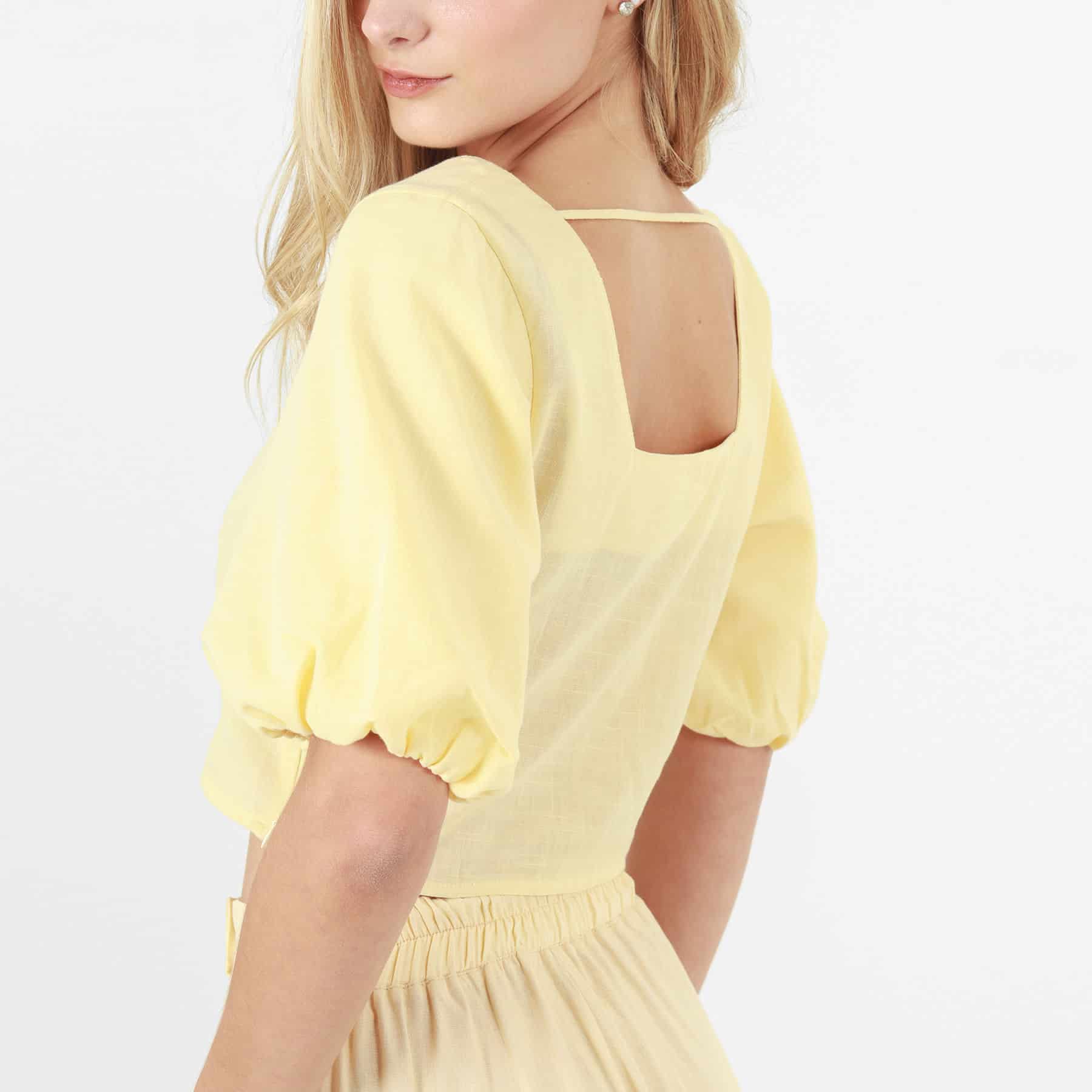 Blusa Cuello U Manga Al Codo - miniatura 5
