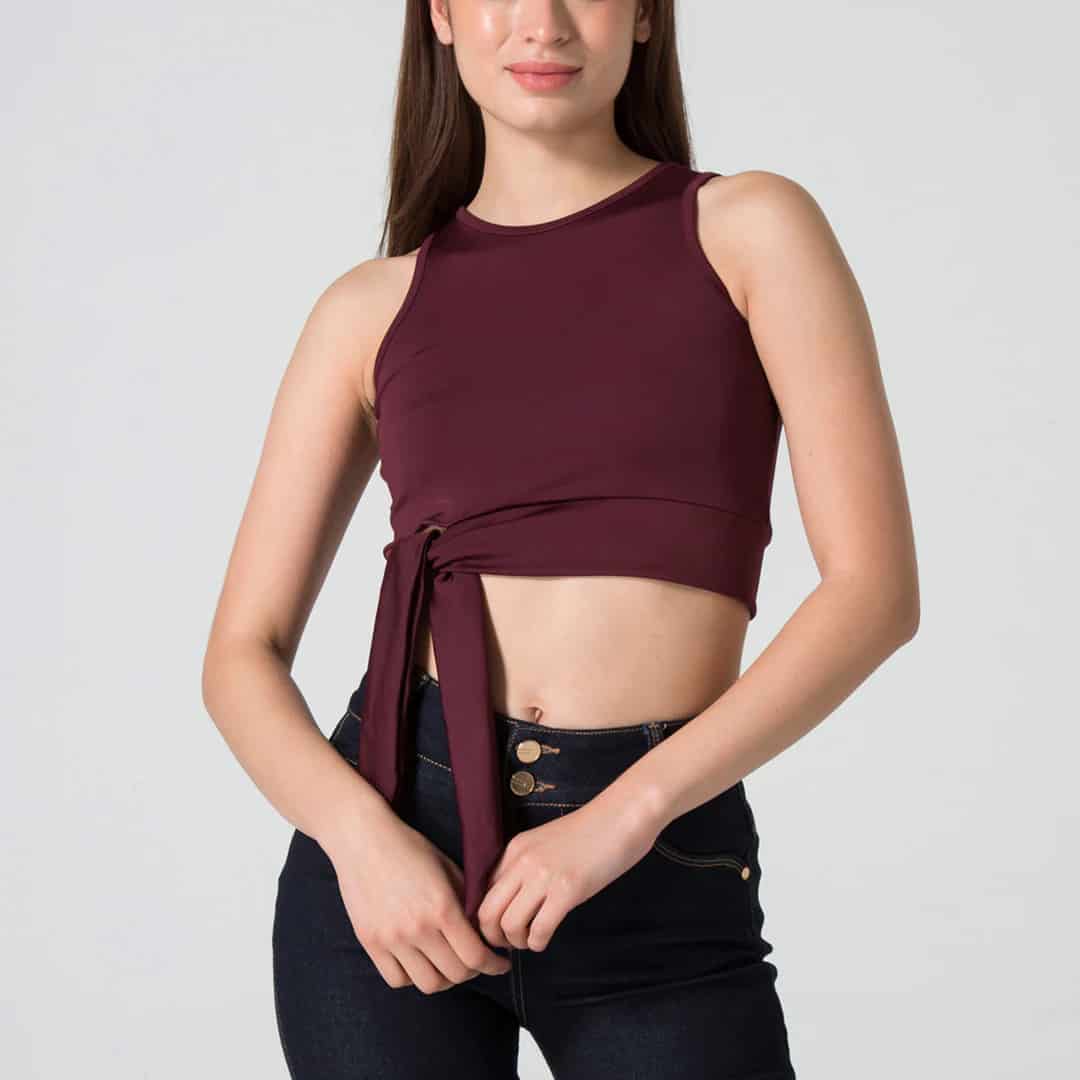 Blusa Crop Manga Sisa Slim Dalia - miniatura 13