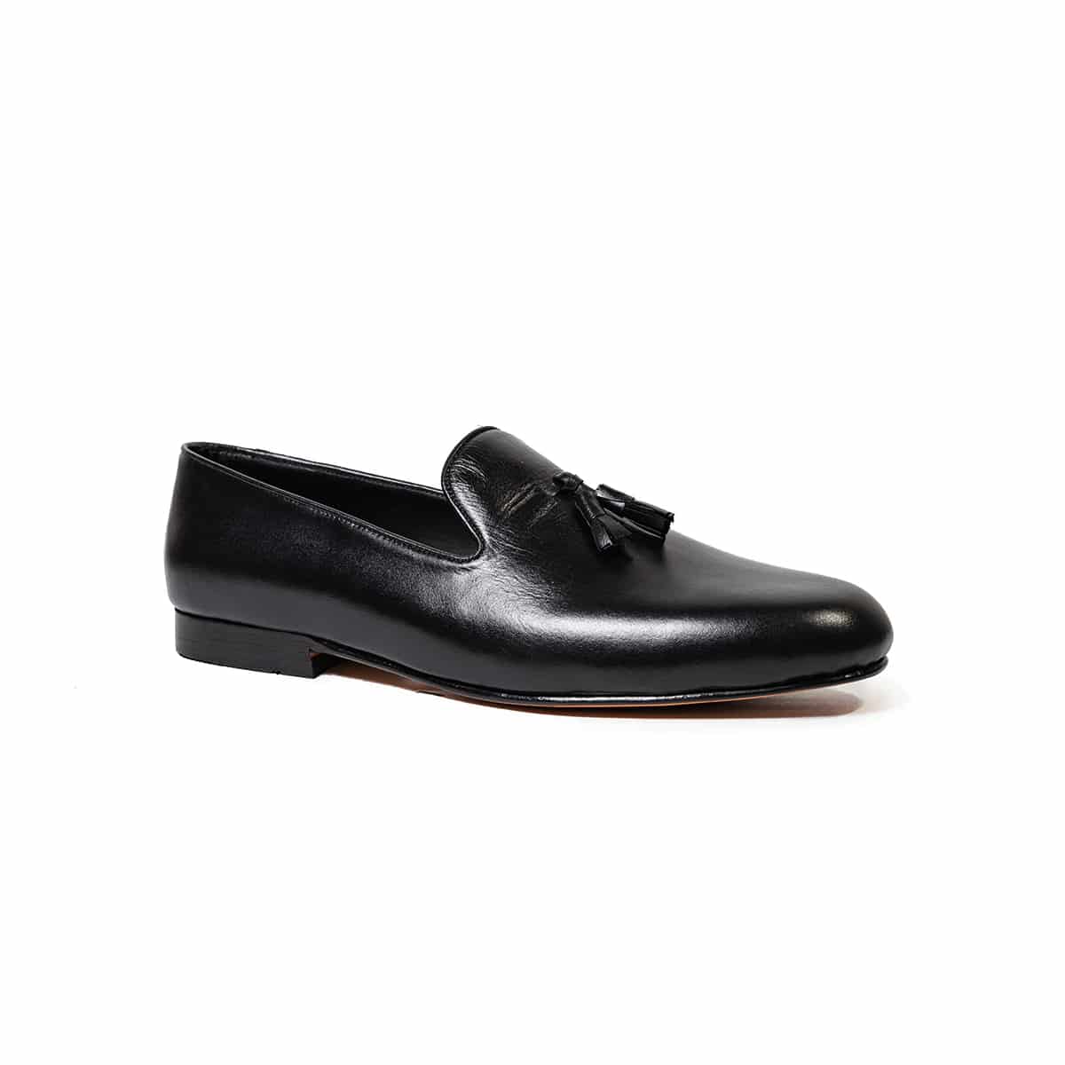 Slippers Cuero Negro - miniatura 2