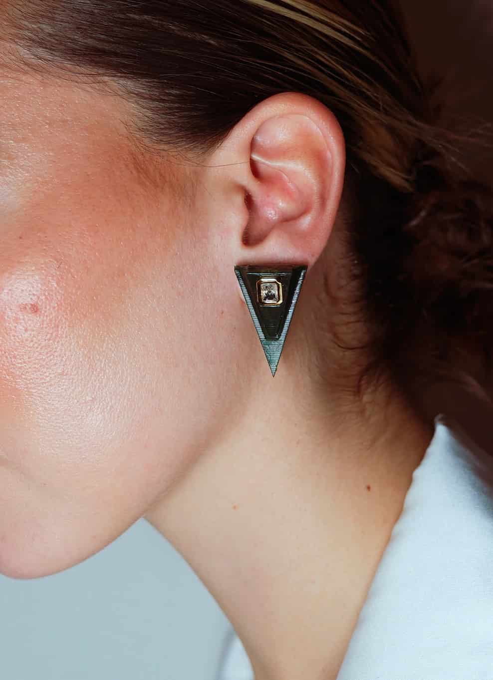 JVxTH - S GREEN EARRINGS - miniatura 2