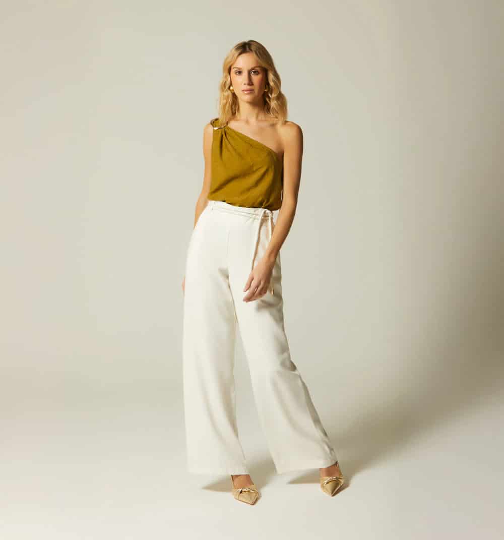 Blusa solo hombro con insumo - miniatura 1