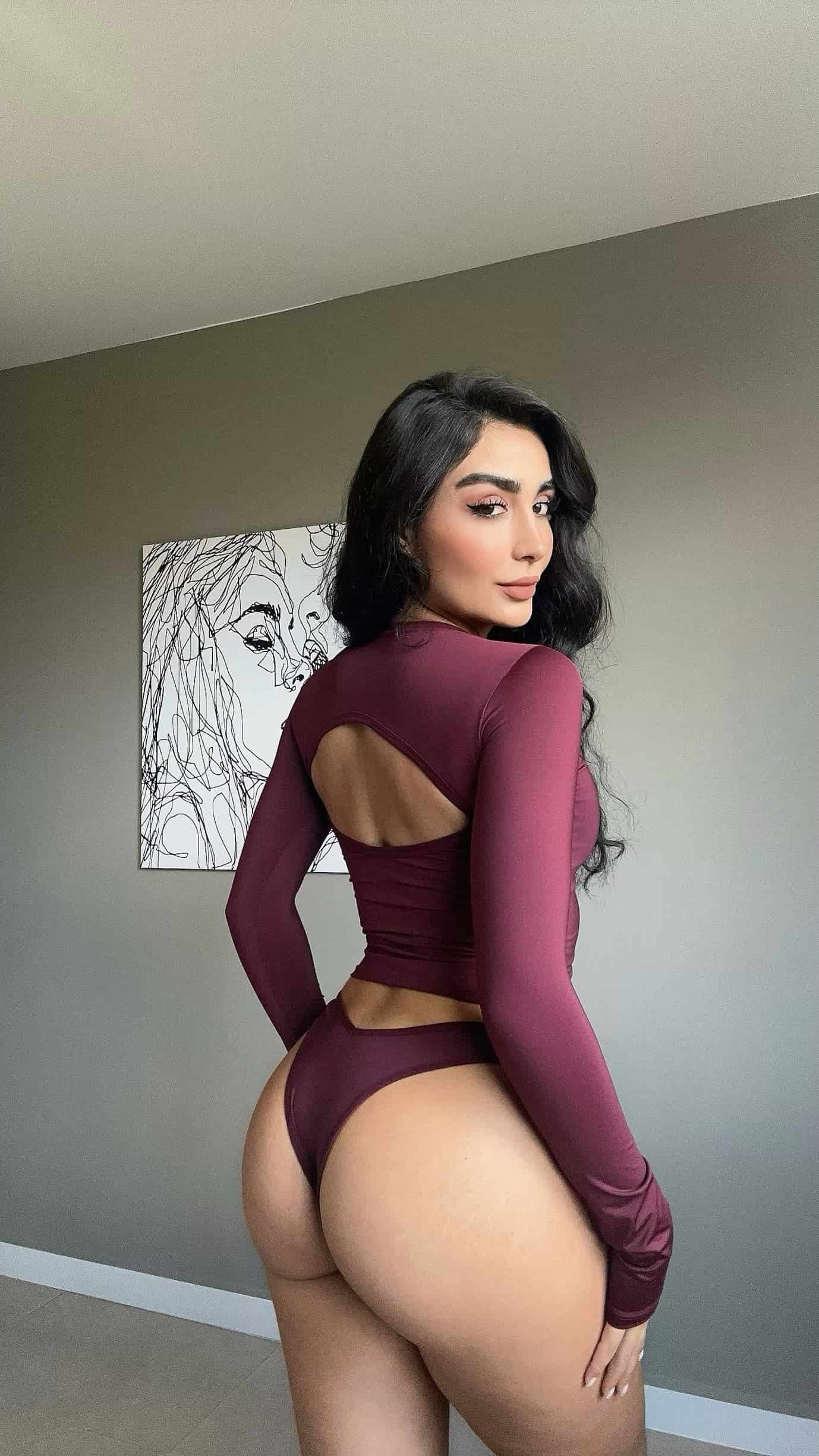 Camibuso en lycra Lagoon - Burgundy - miniatura 5