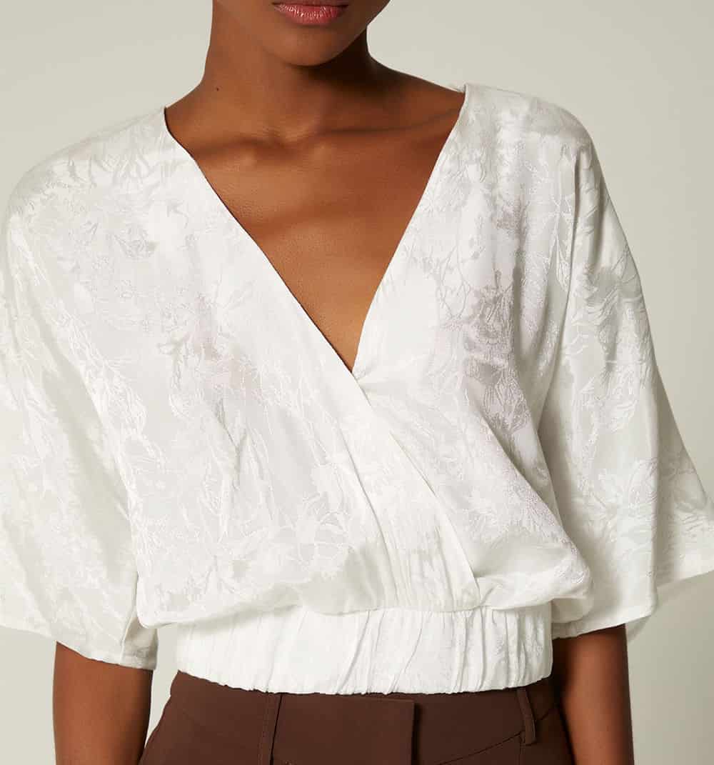 Blusa manga al codo - miniatura 4