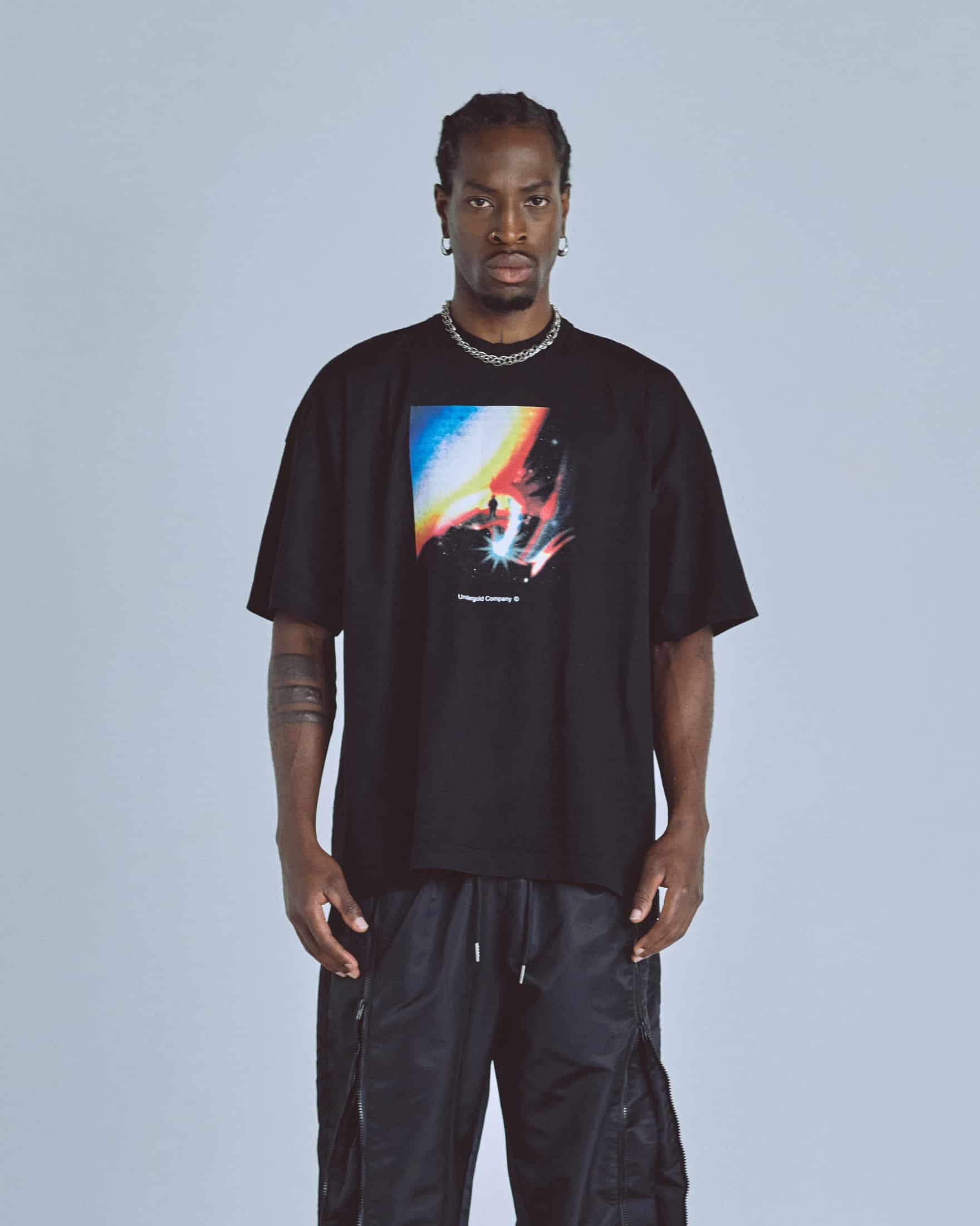 Golden Heritage Nebula Tshirt Black - miniatura 2