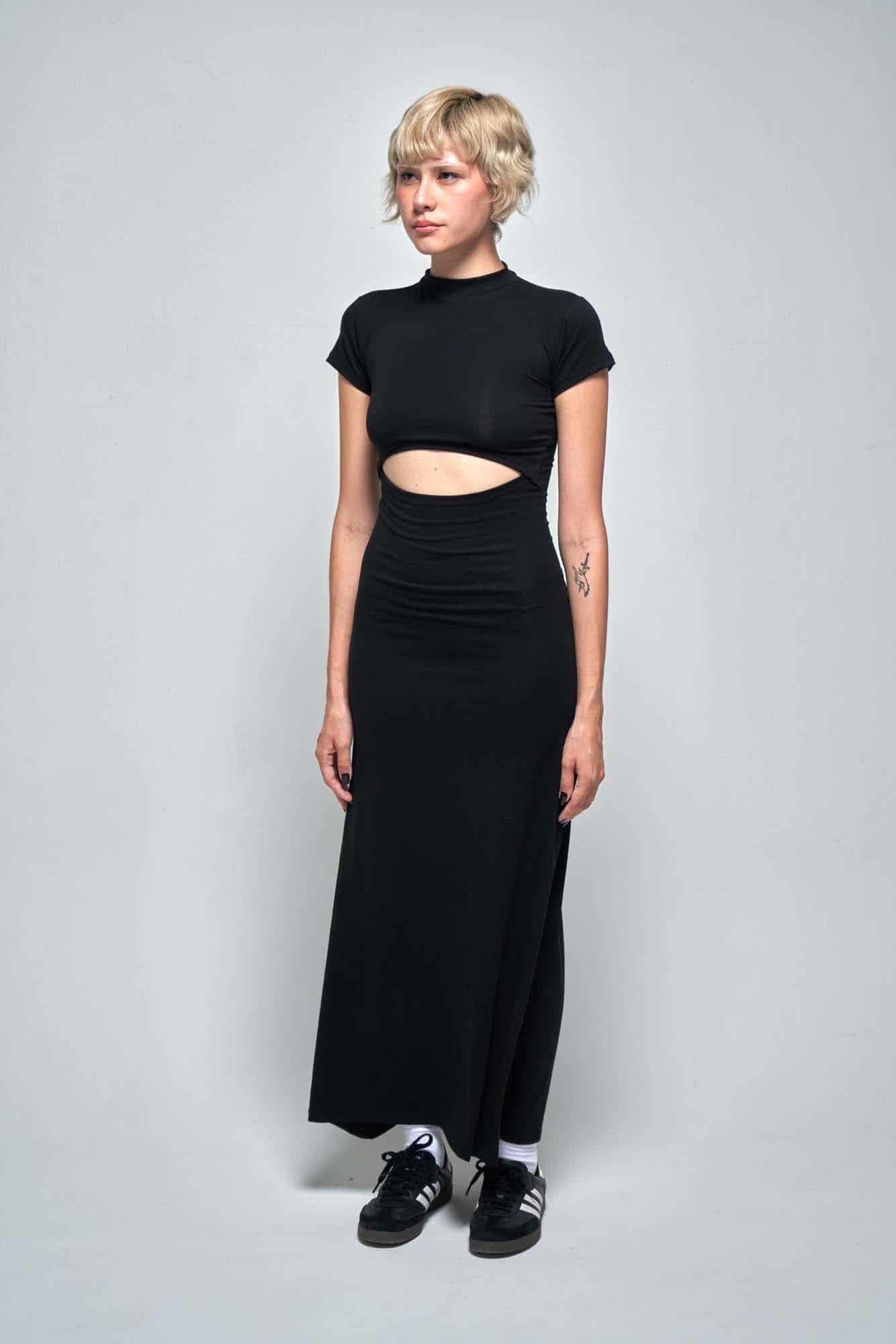 AURORA BLACK DRESS - miniatura 5