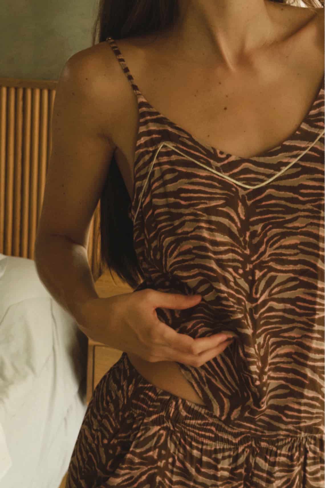 Zebra Season Pijama Top - miniatura 1