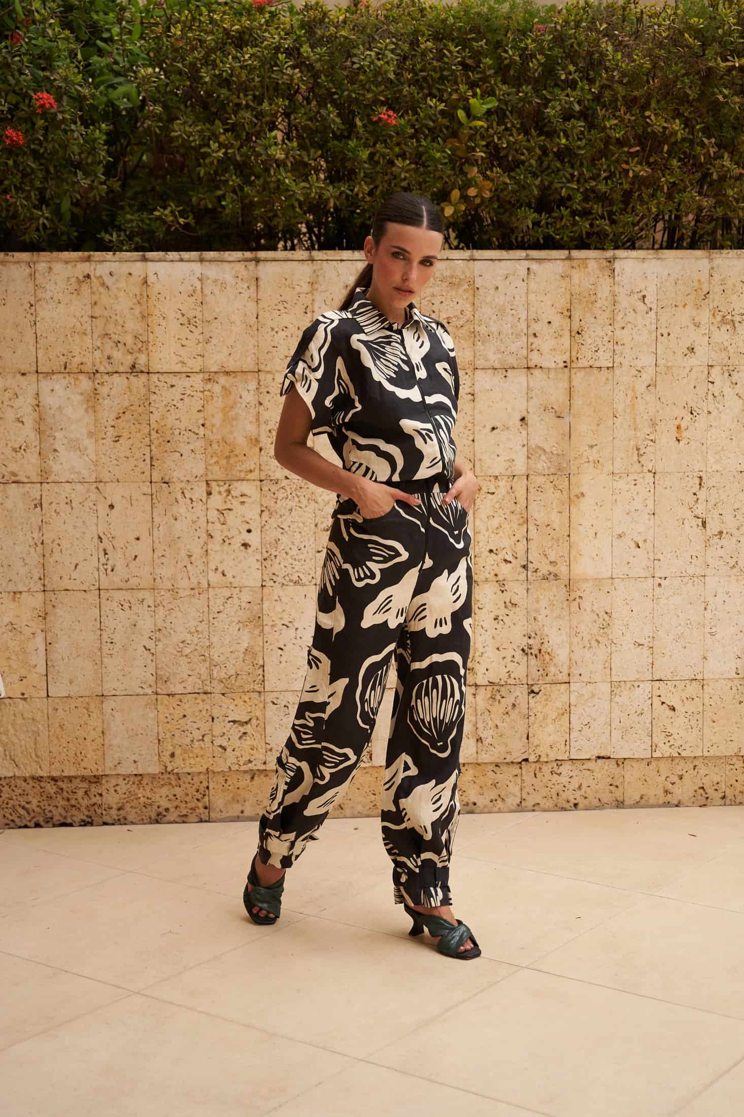 Jumpsuit Kauai Negro - miniatura 1
