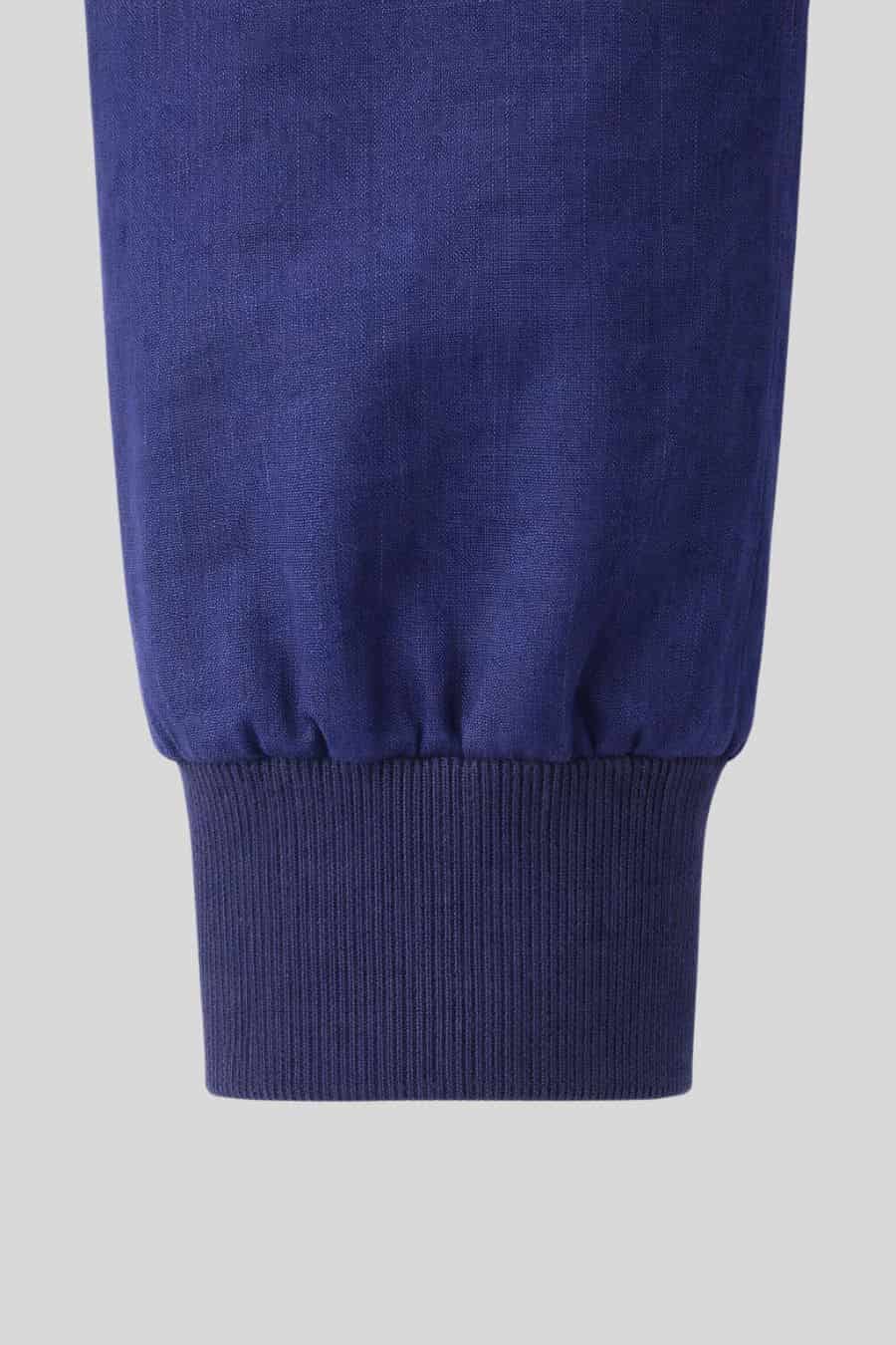 Men's linen bomber gennaro marine - miniatura 3