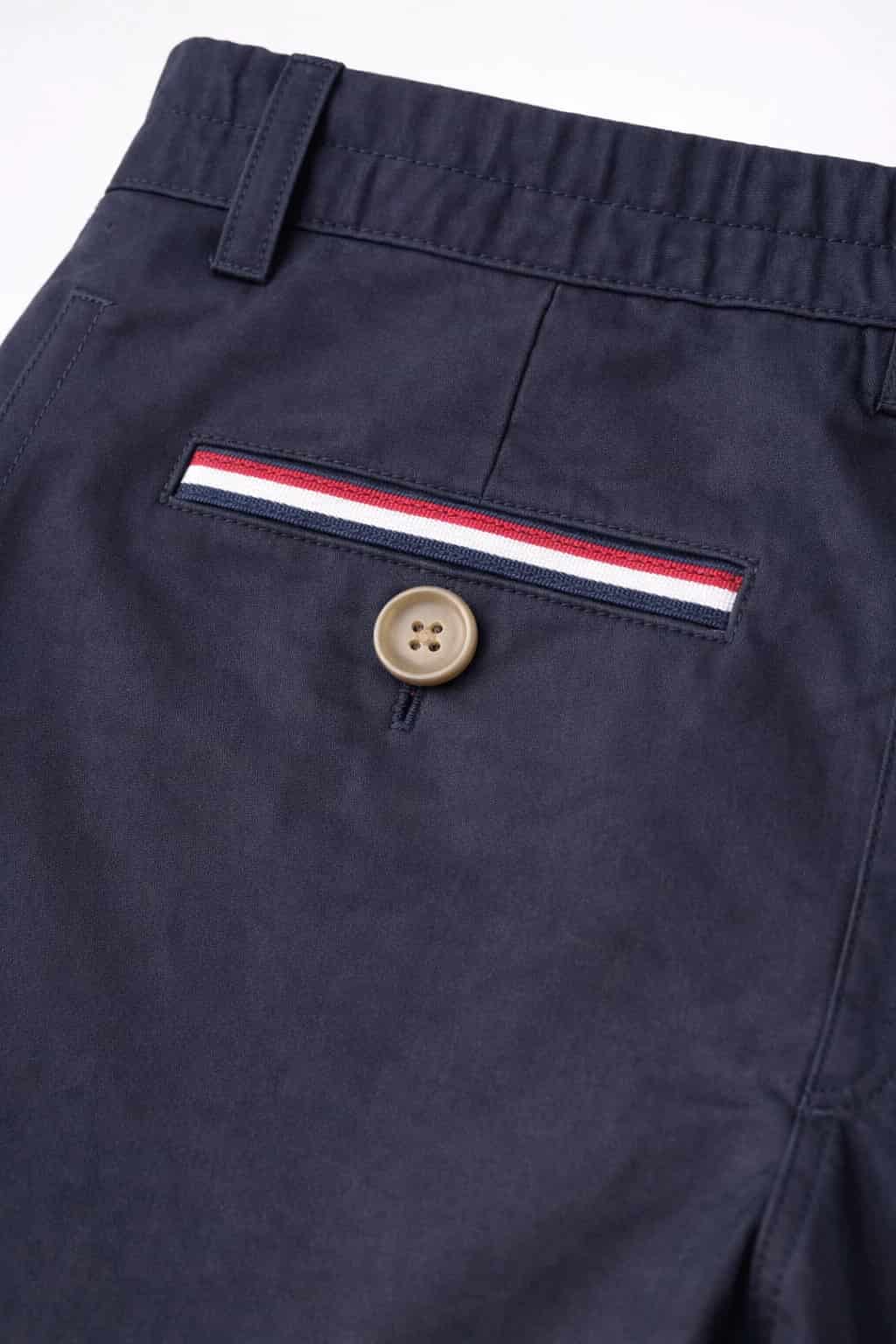 NUOVO - Pantalón prepster classic fit elástico - Blu République - miniatura 3