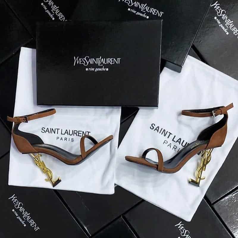 TACONES YSL CAFE - miniatura 2
