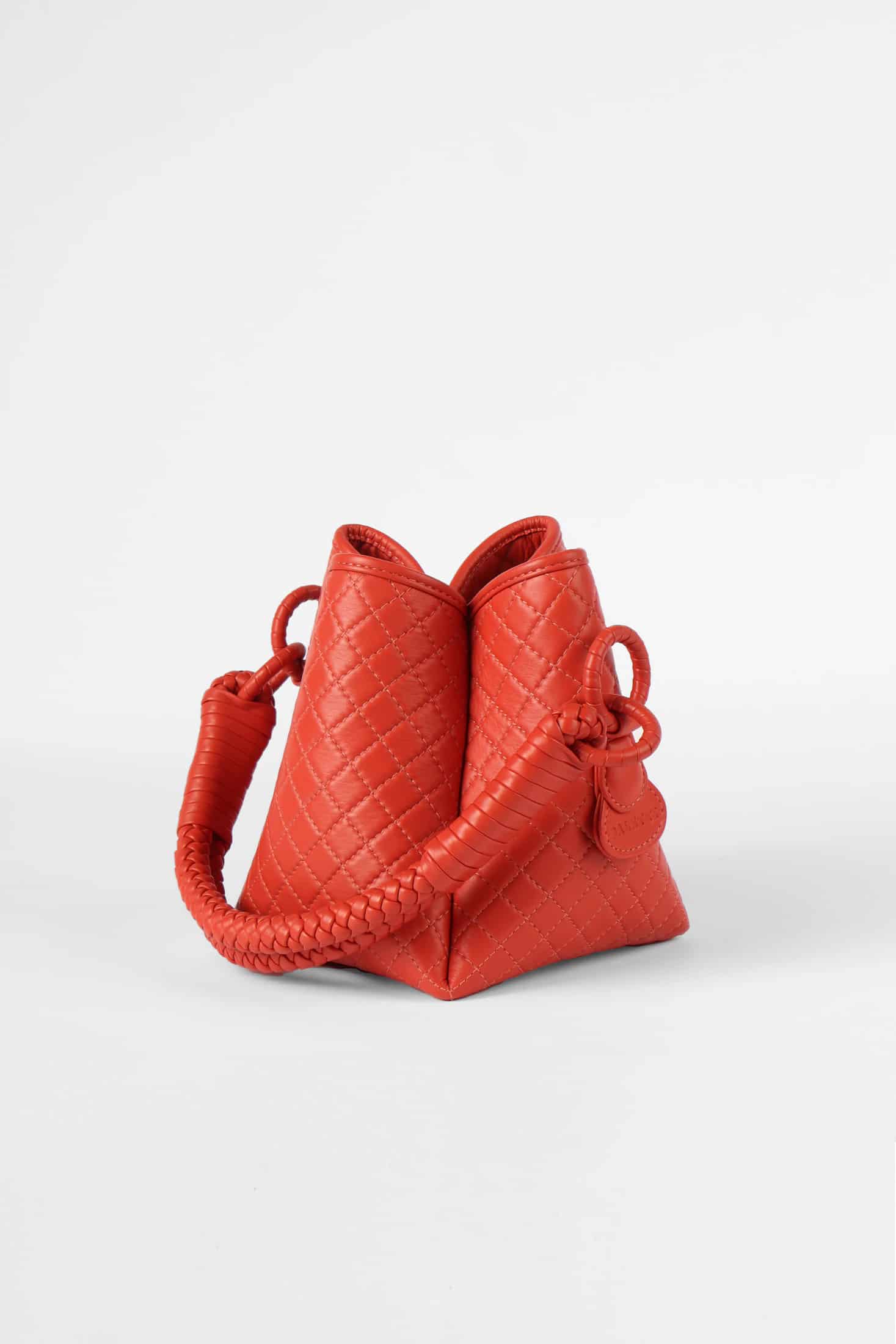 Tulip Mini Bucket Bag, Coral - miniatura 3