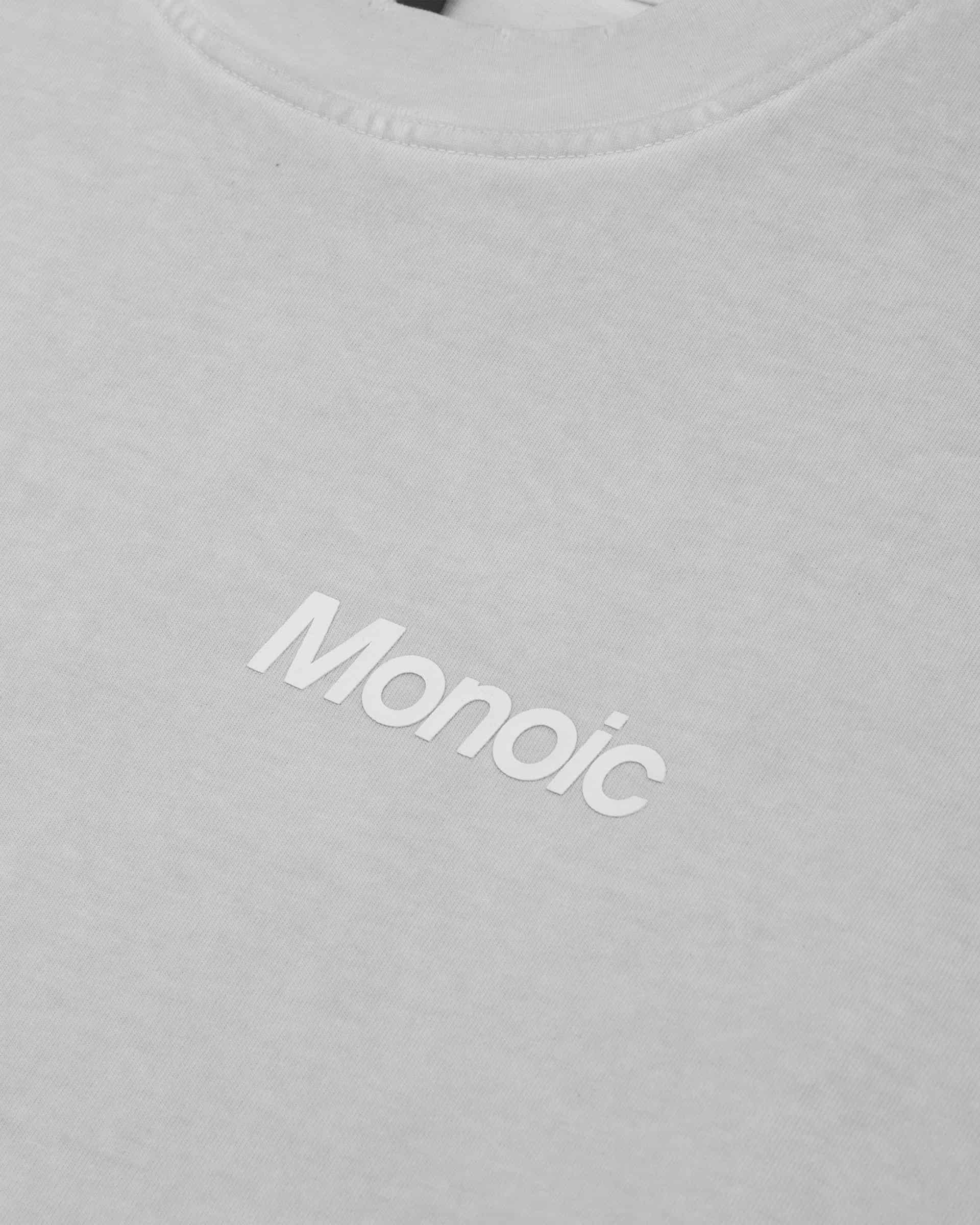Camiseta Logo Oversized V2 - Gris Desgastado - miniatura 3
