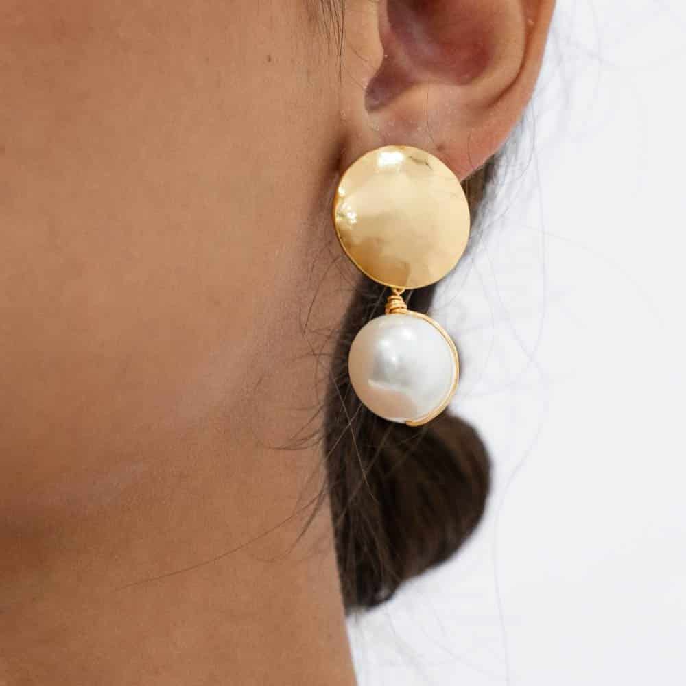 Aretes Impulso Dorado - miniatura 2