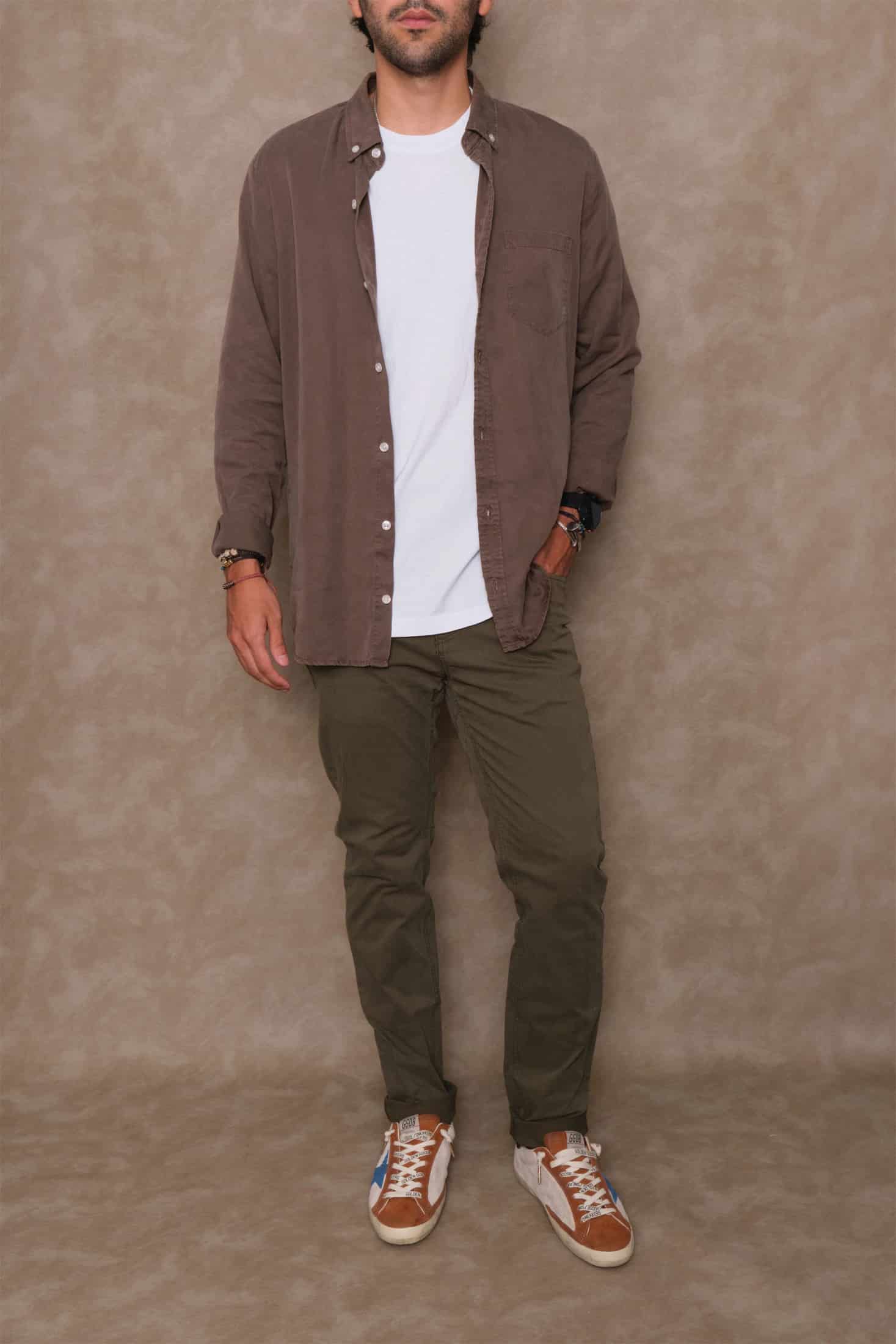 CAMISA LYOCELL CHOCOLATE - miniatura 3