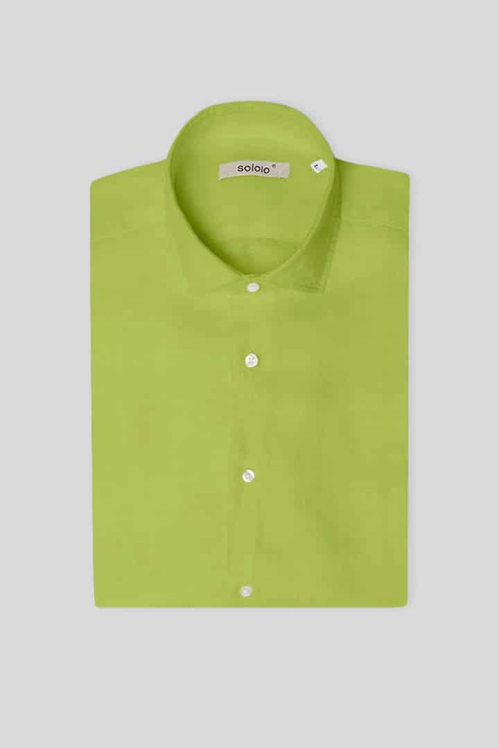 Men's linen shirt love bird - miniatura 3
