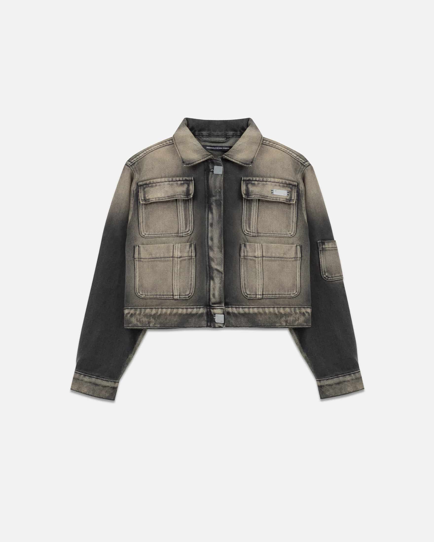 W Line Basic Multipocket Jacket Oxide Black - miniatura 1