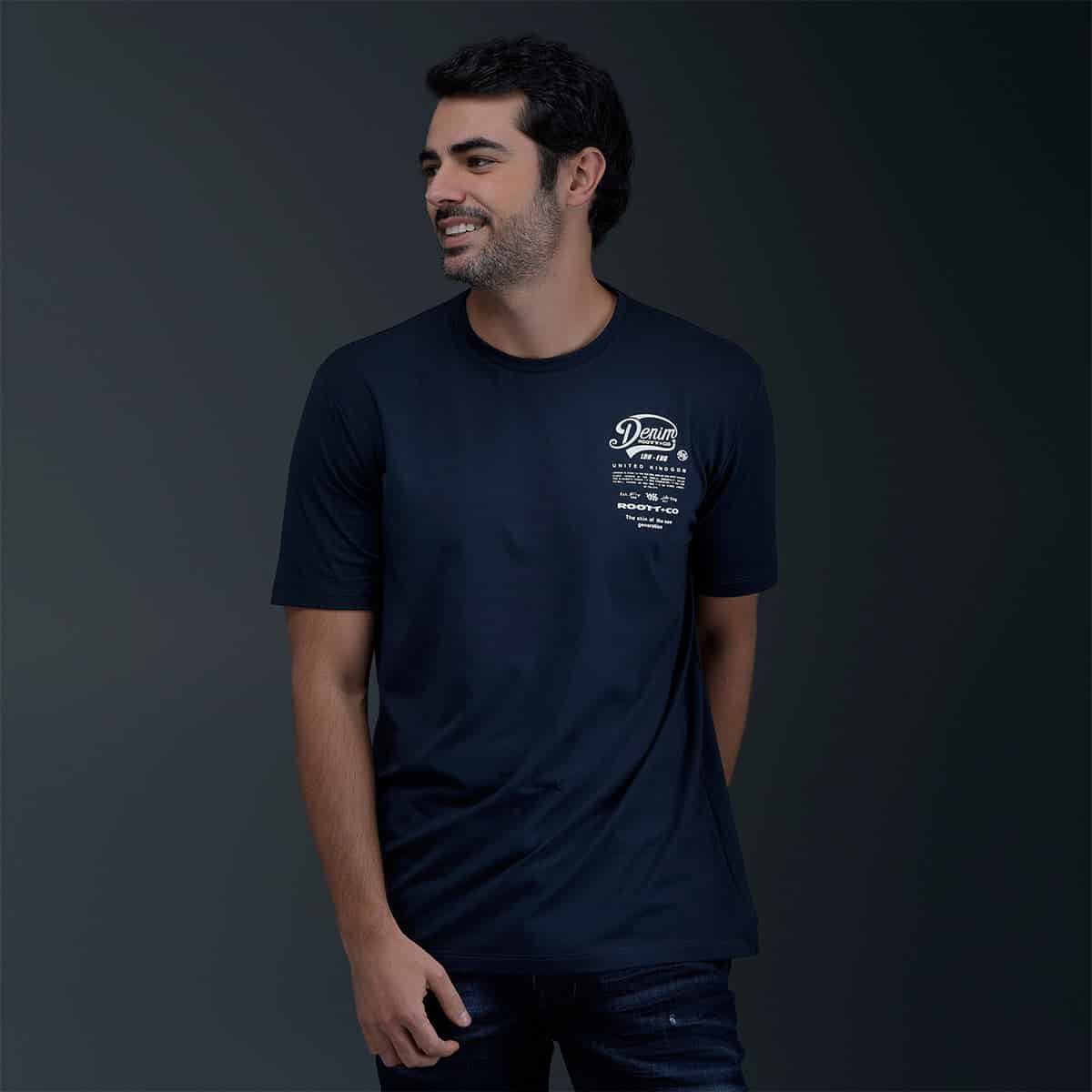 Camiseta Regular Negra - miniatura 1