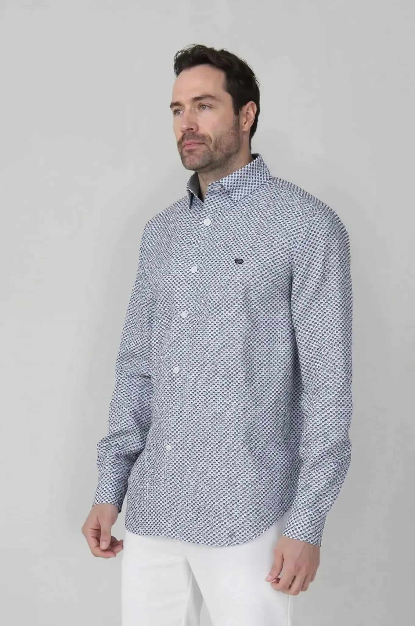 Camisa Sestri Manga Larga Jon Sonen - miniatura 1
