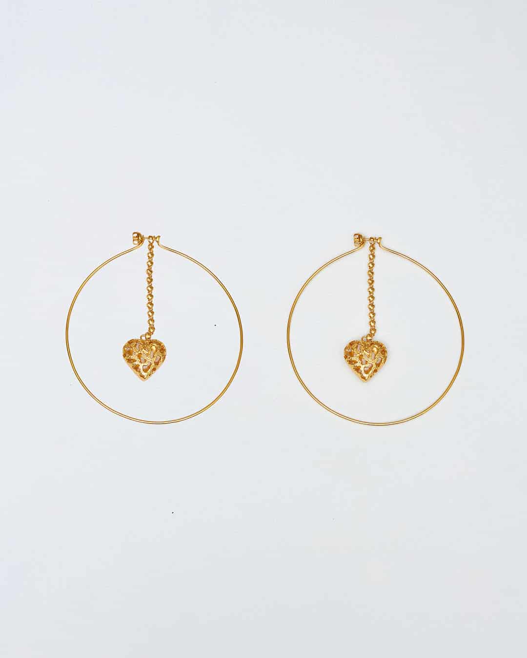 Maxi Loop Heartfall Hoops - miniatura 5