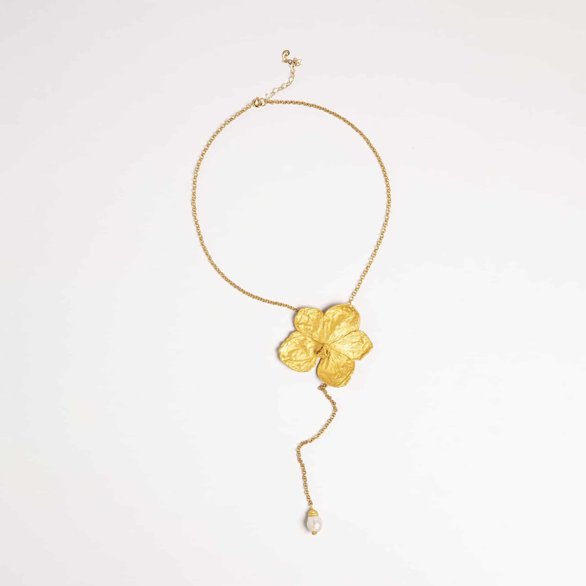 COLLAR VANDA CON PERLA - miniatura 1