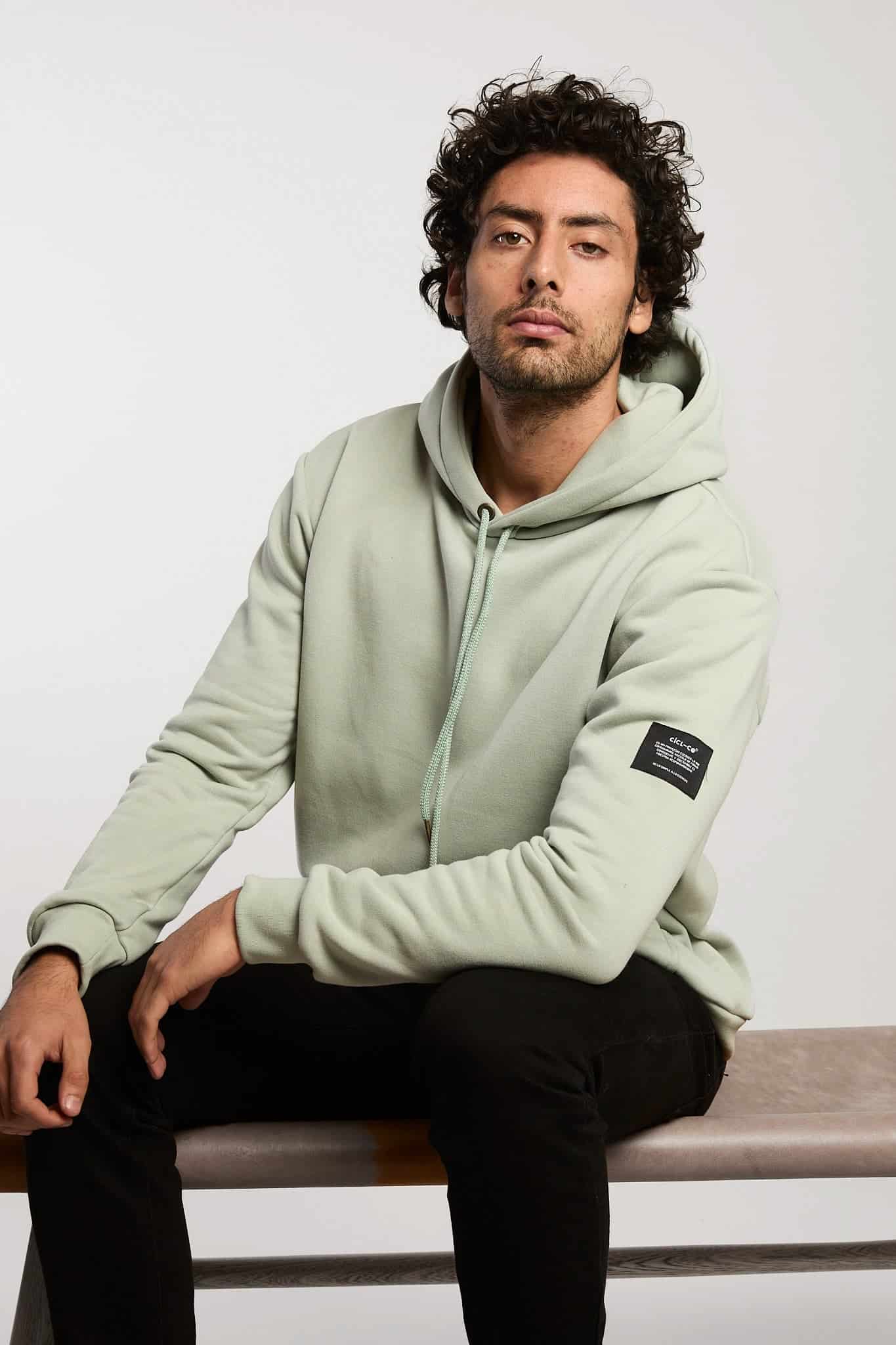 Hoodie verde claro - miniatura 4