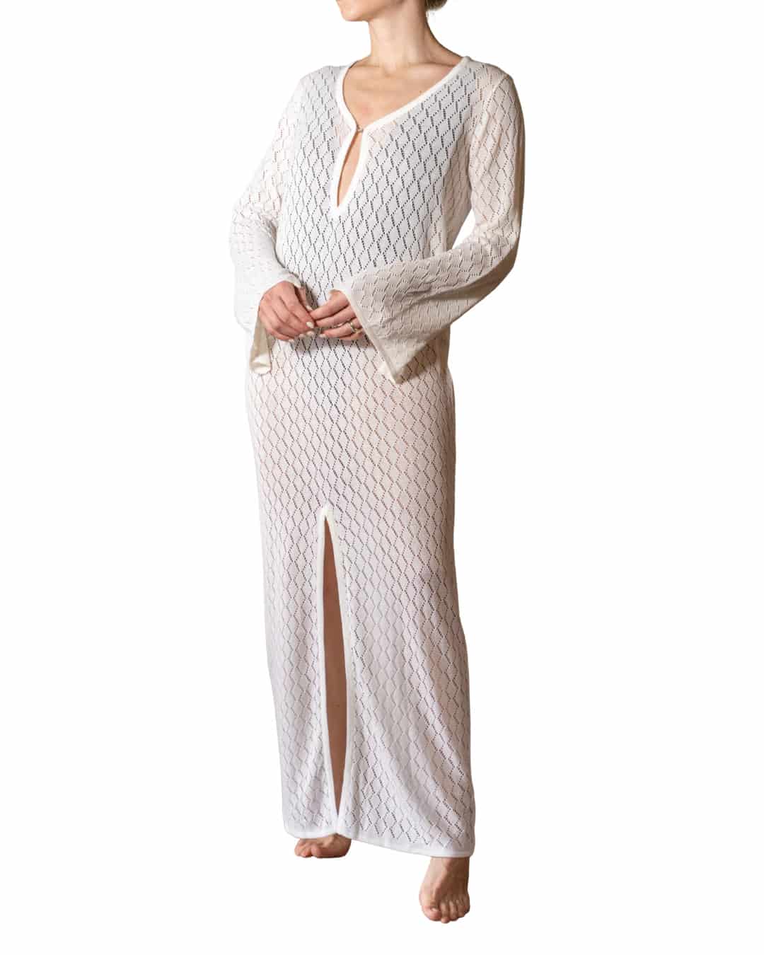KIMONO SERENO - IVORY - miniatura 1