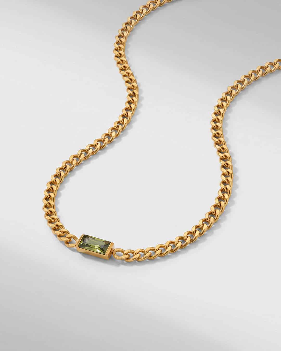 Collar Eslabones Olivine - miniatura 2