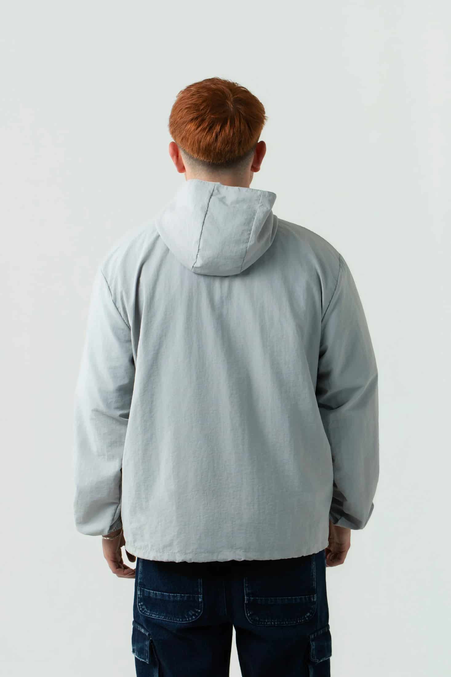 CHAQUETA ROMPEVIENTOS COLOR GRIS CLR - miniatura 3